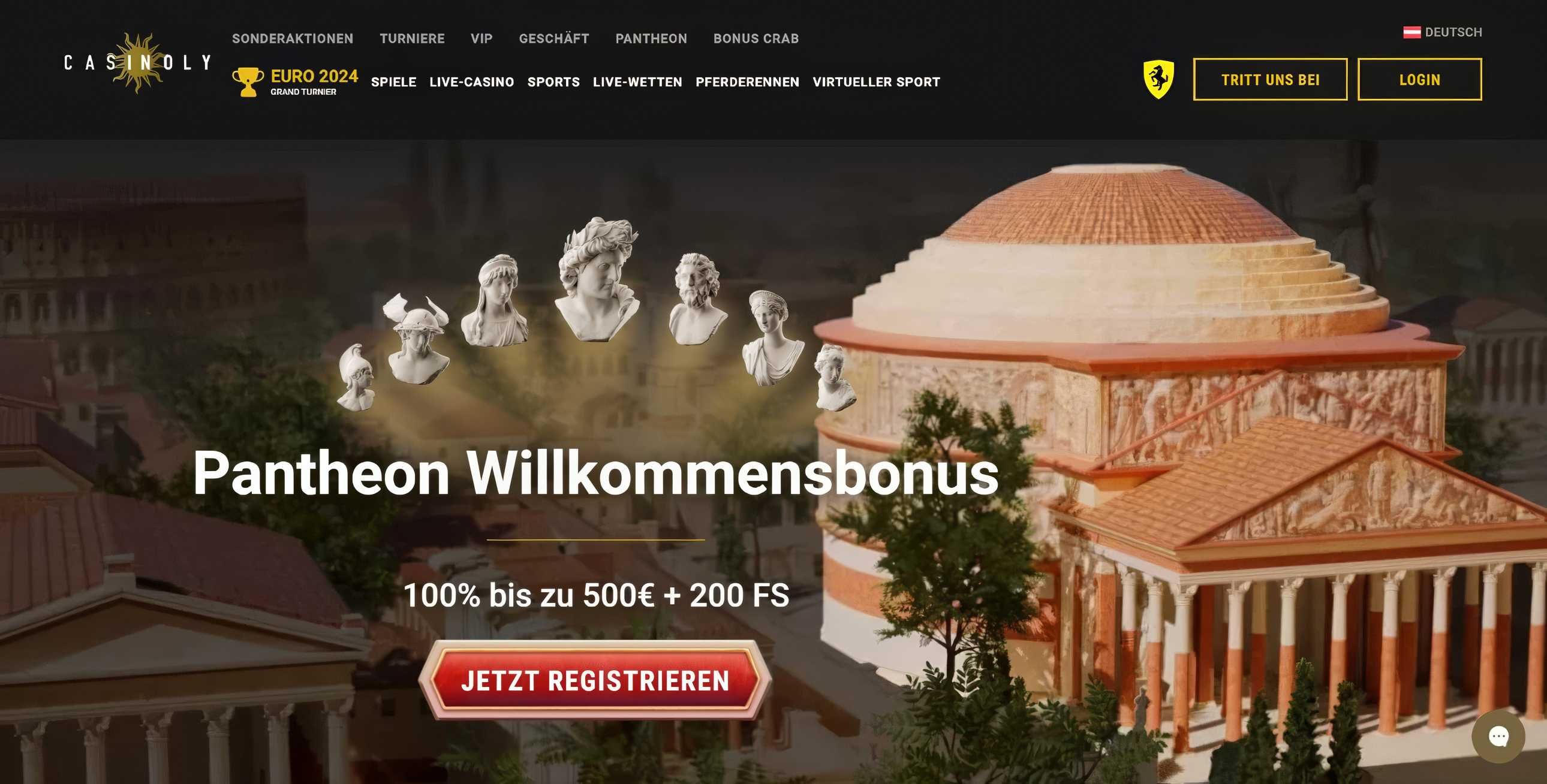 Casinoly desktop screenshot 1