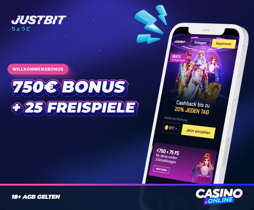 Justbit Casino Willkommensbonus