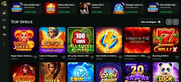 Goldzino Casino Slots Desktop