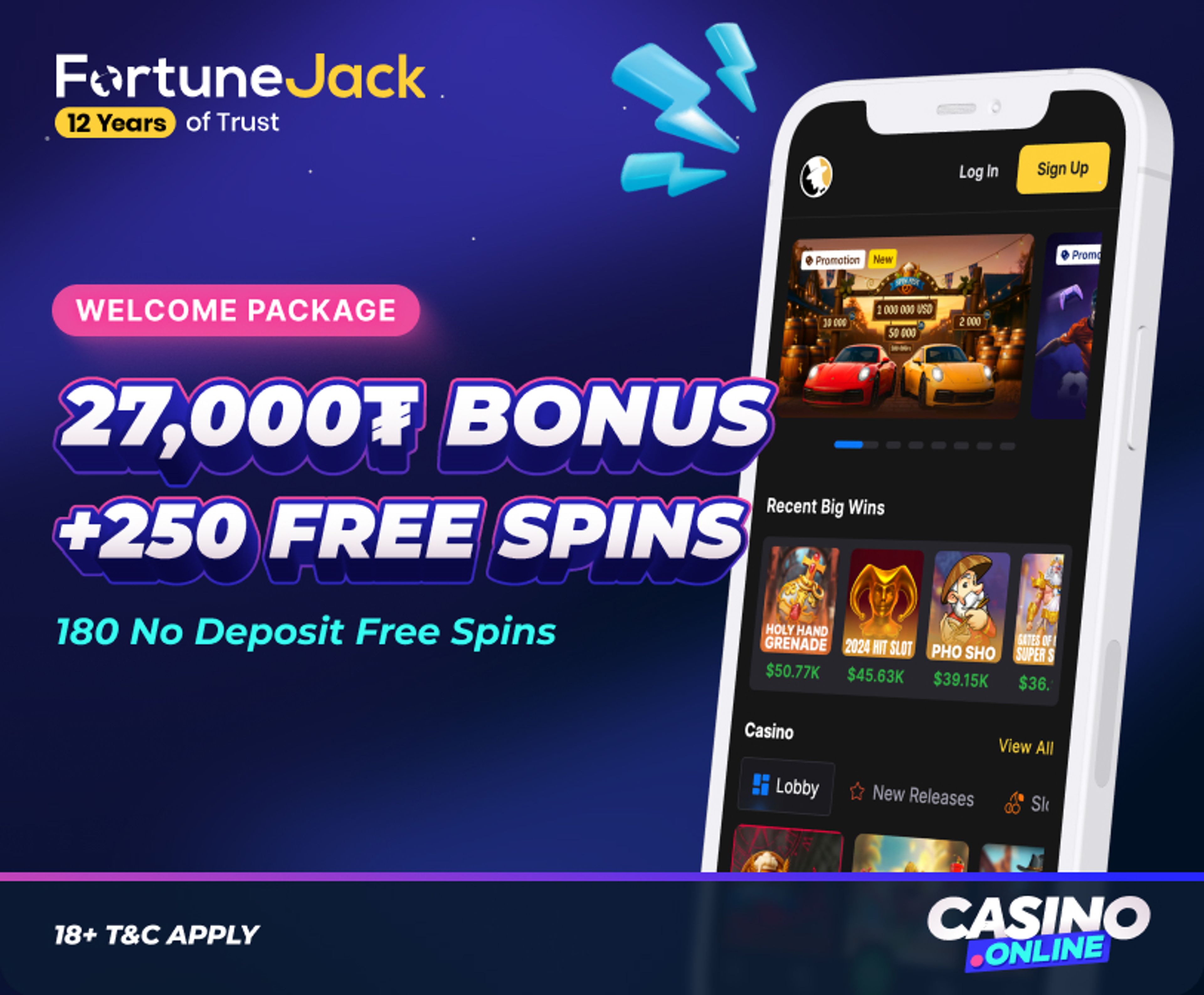 fortunejack casino welcome offer