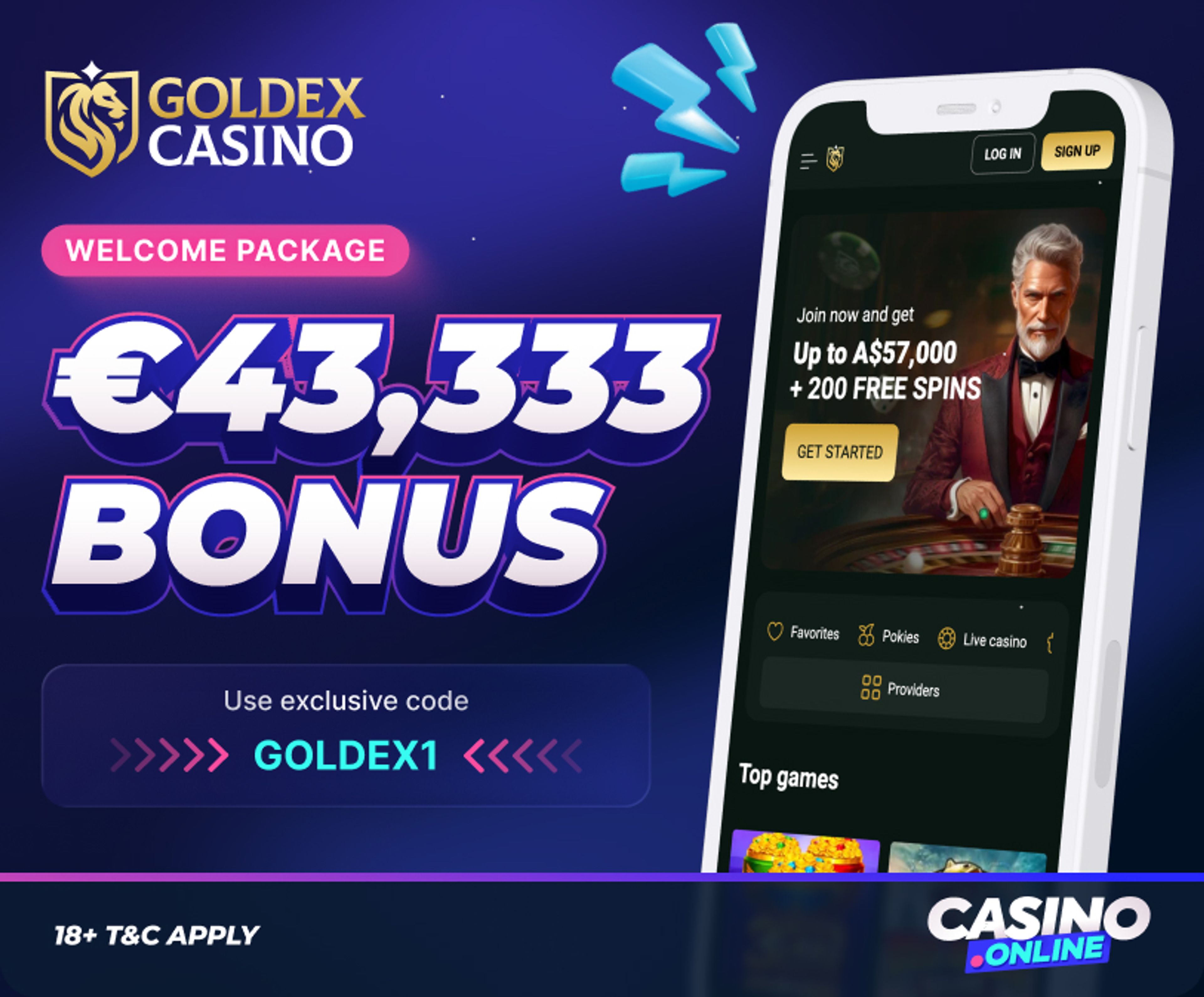 Goldex Casino Welcome Bonus