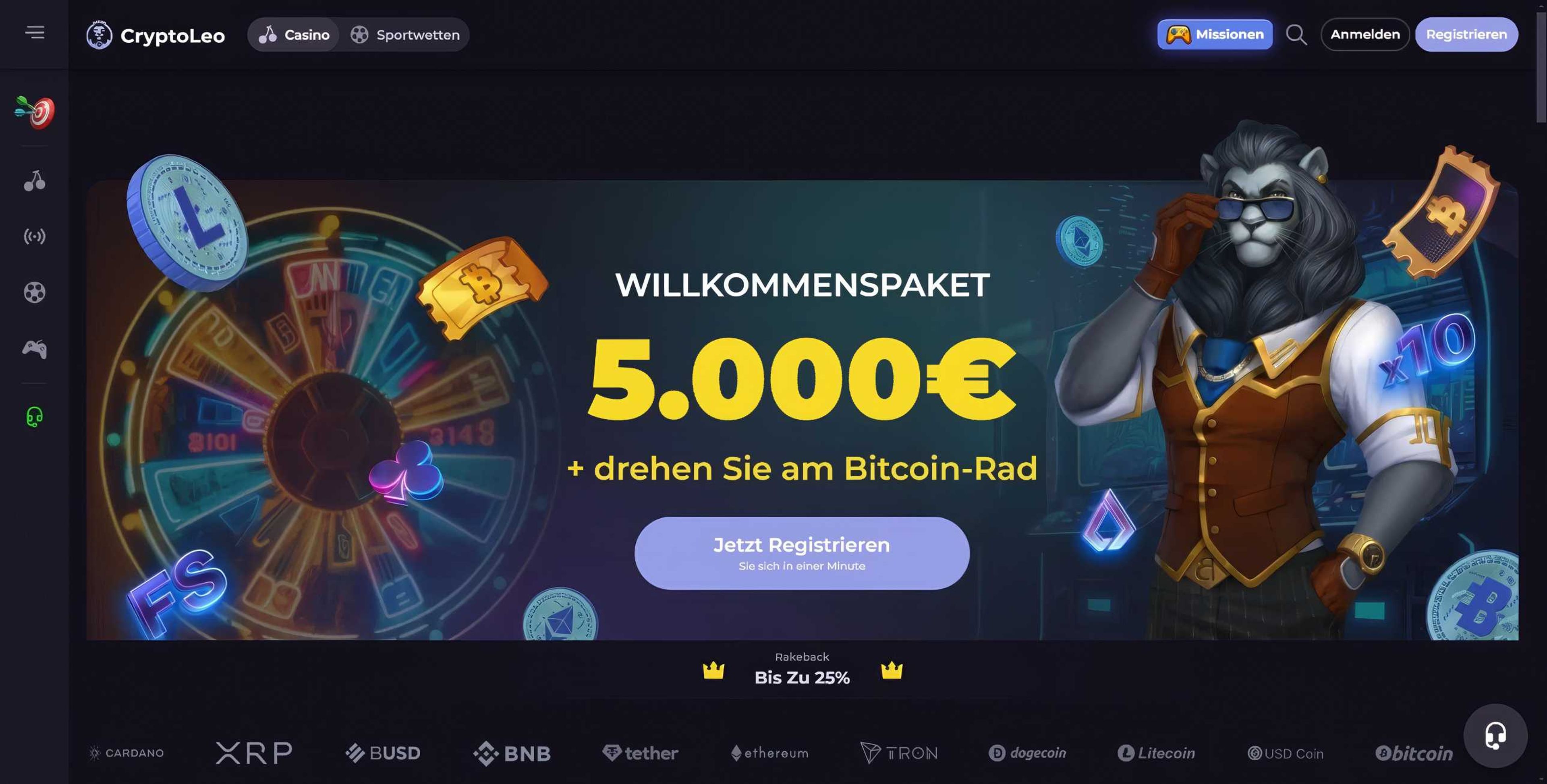 CryptoLeo desktop screenshot 1