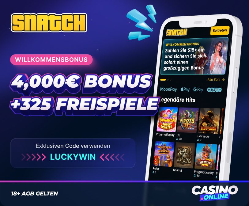 Snatch Casino Bonus
