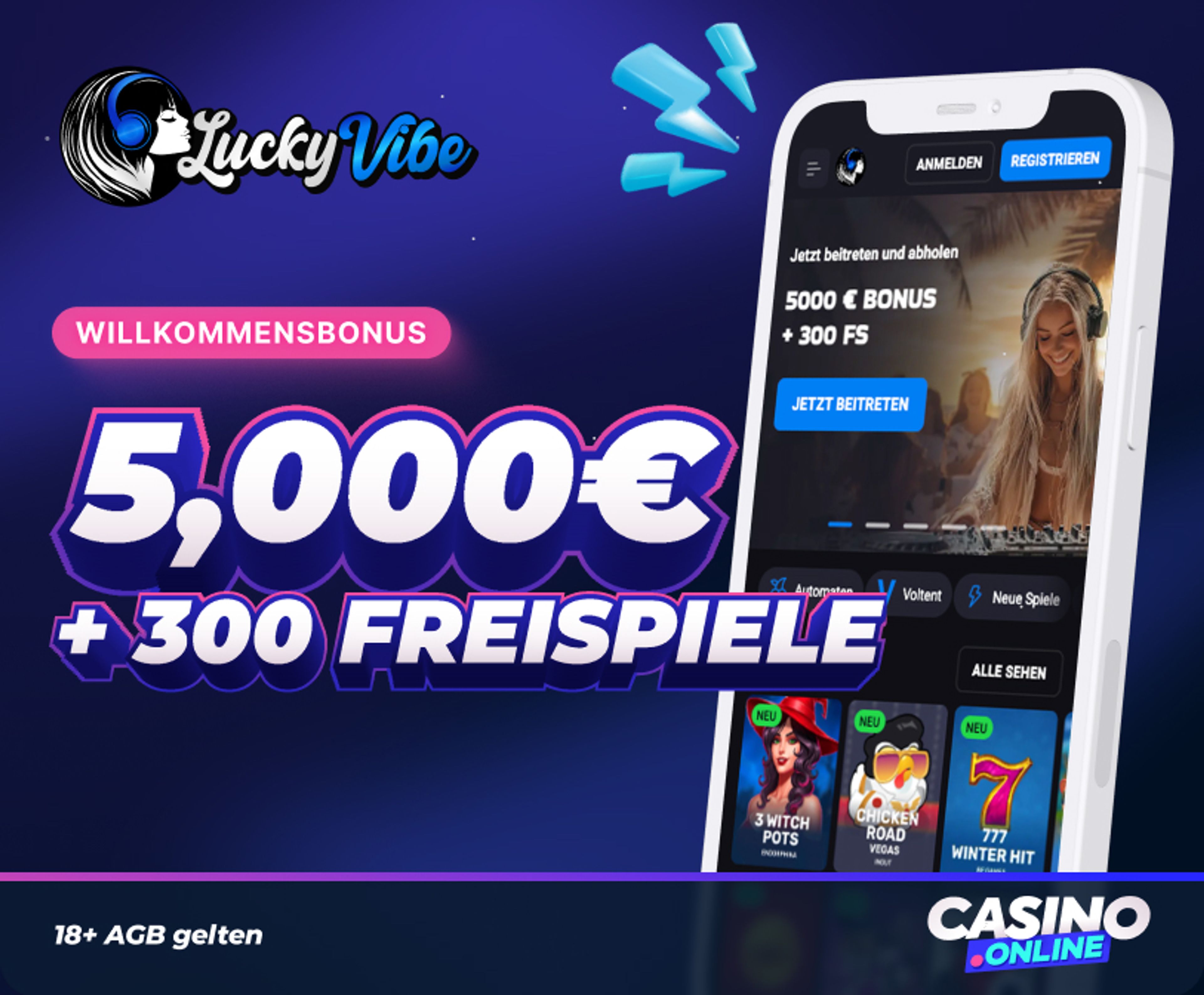 Lucky Vibe Casino Willkommensbonus