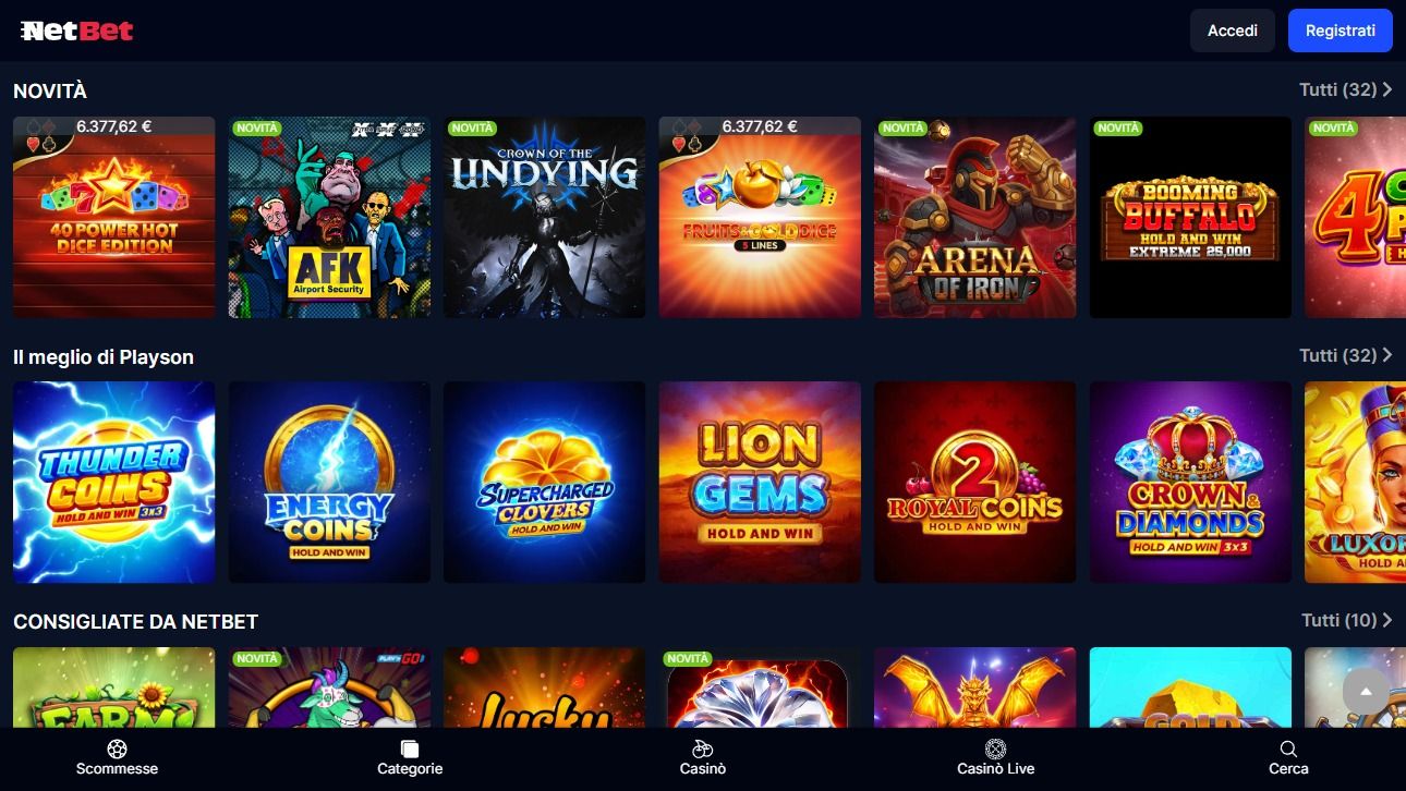 NetBet desktop screenshot 2