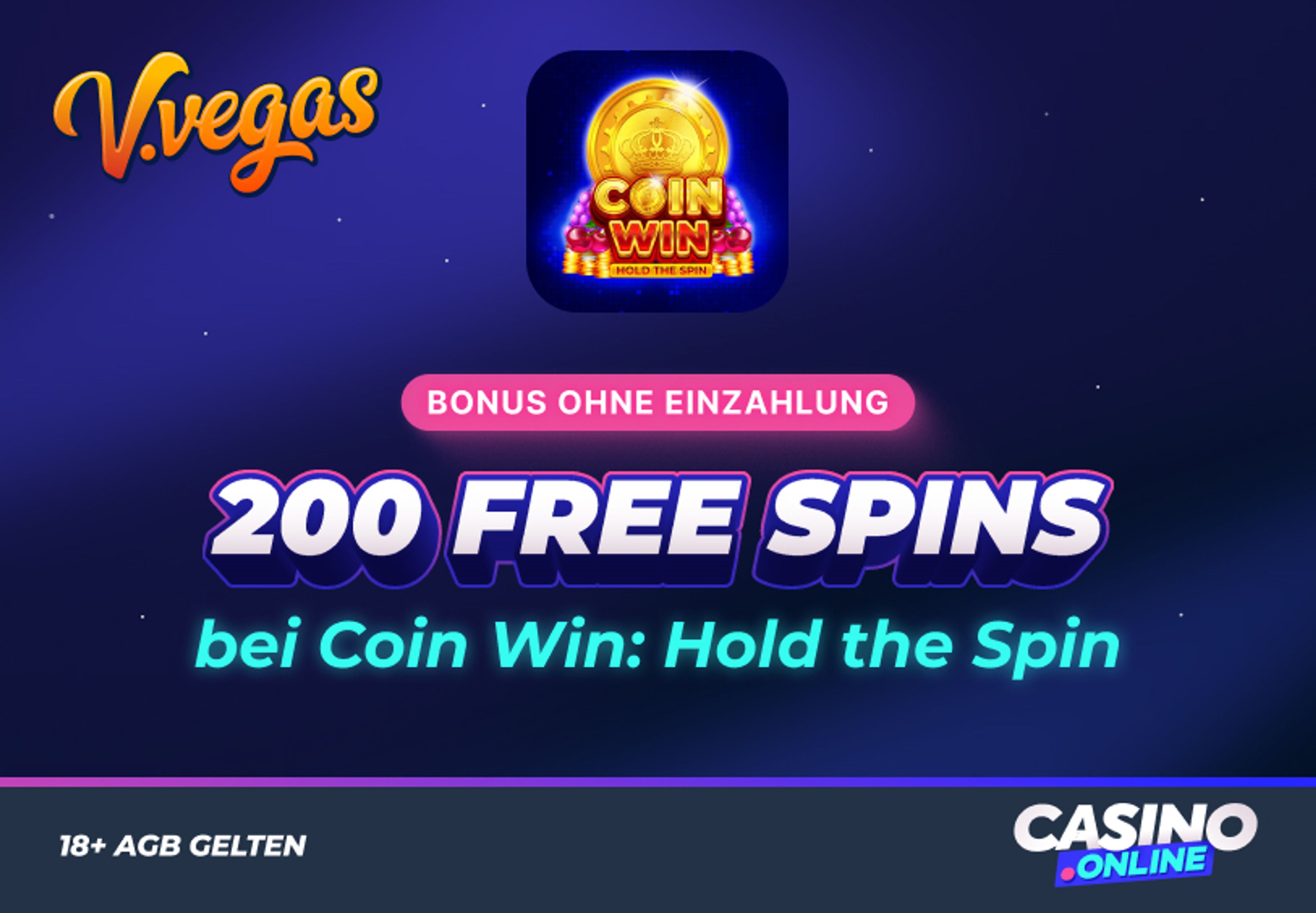 V.Vegas Bonus ohne Einzahlung