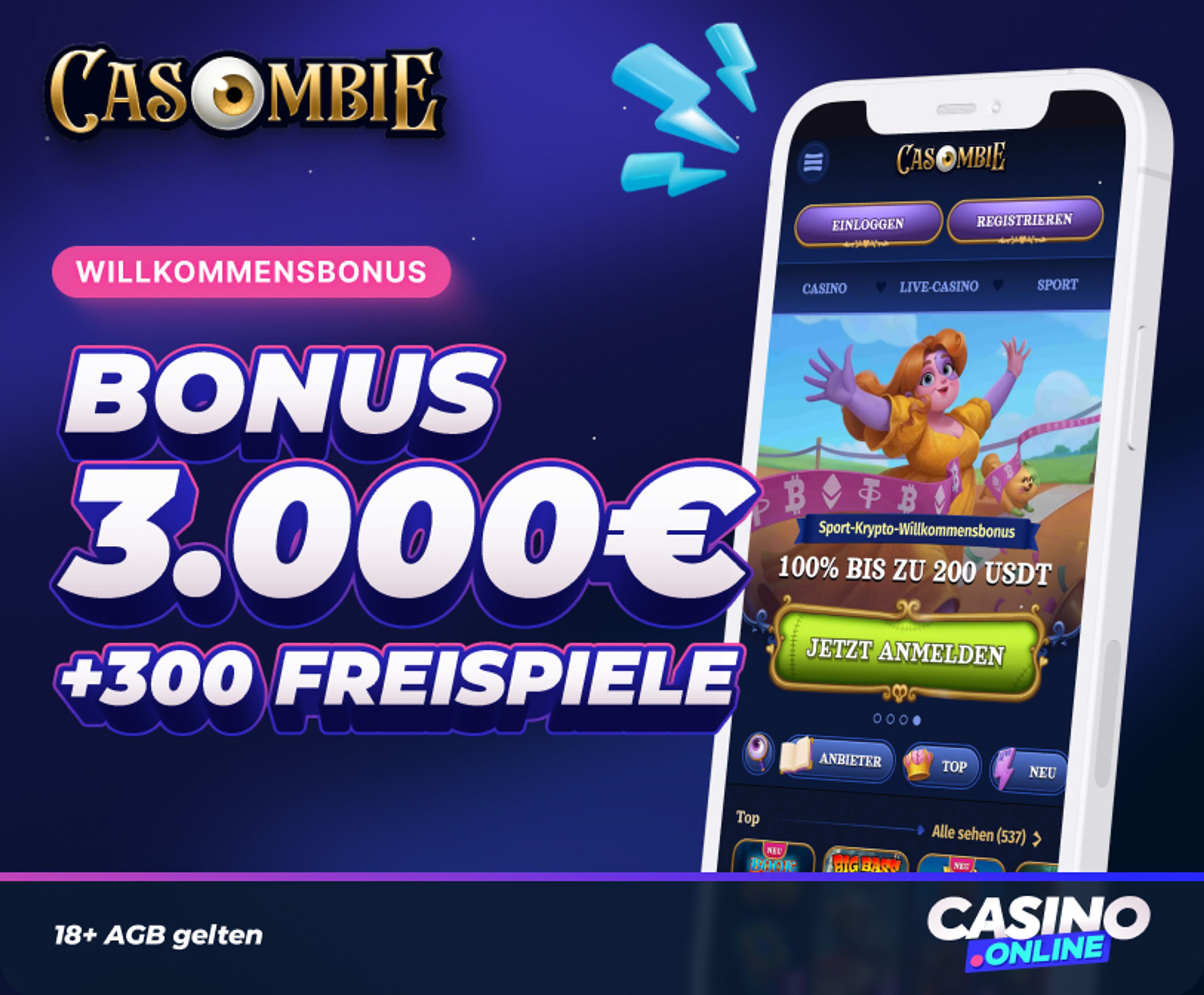 Casombie Willkommensbonus