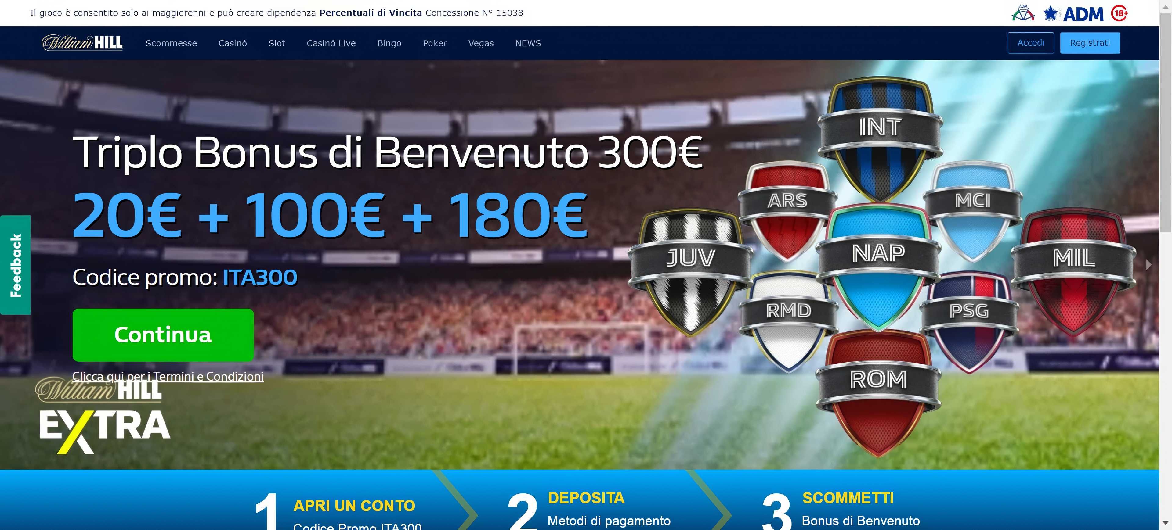 WilliamHill desktop screenshot 1