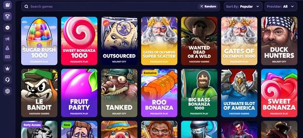 Roobet Casino Slots Desktop