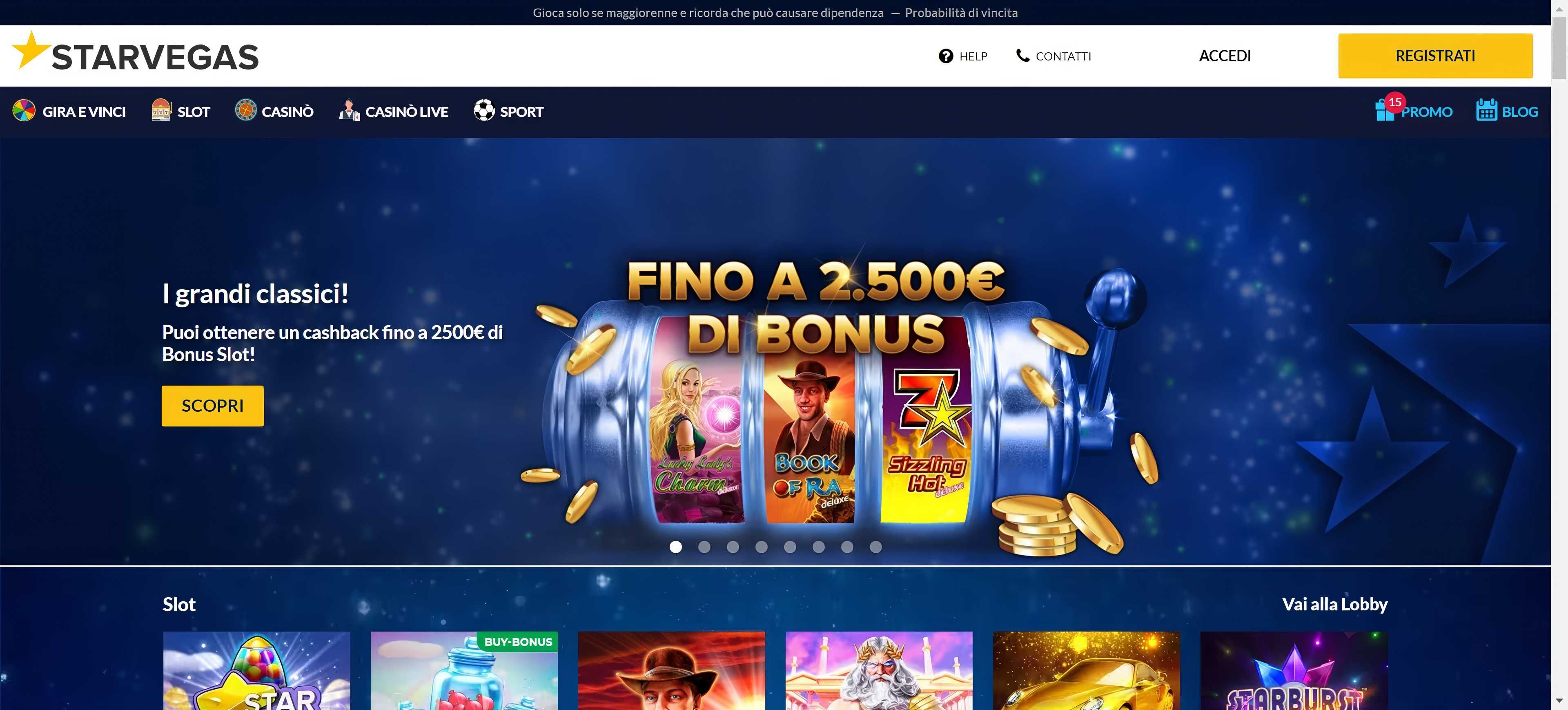 StarVegas desktop screenshot 1