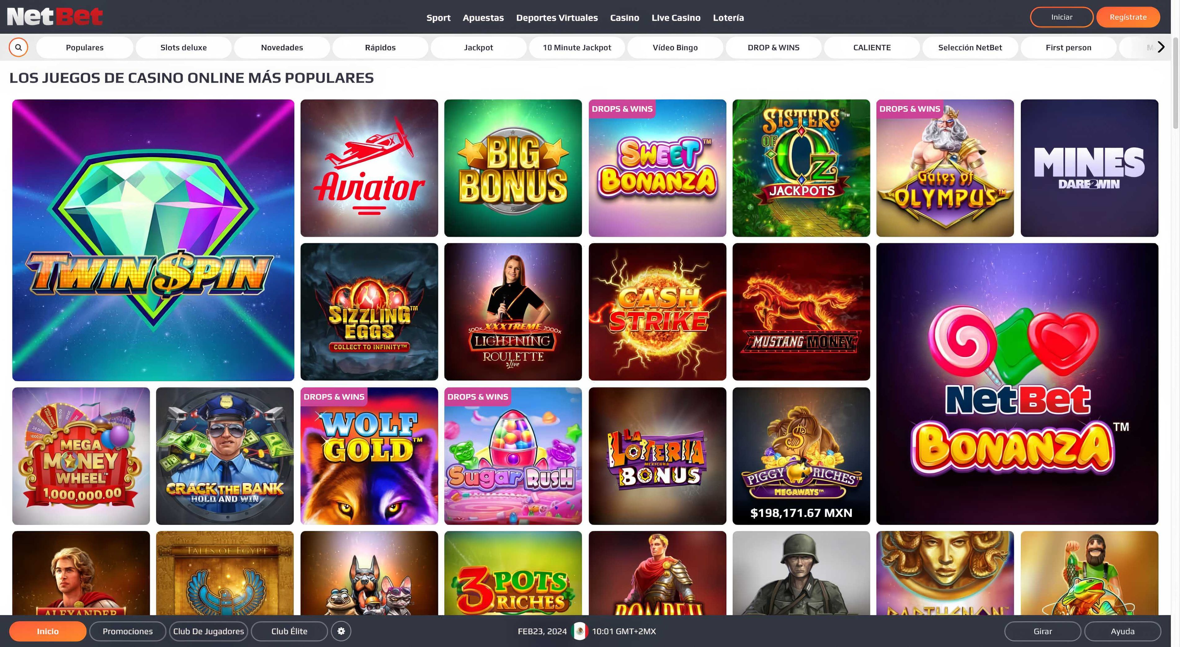 NetBet desktop screenshot 2