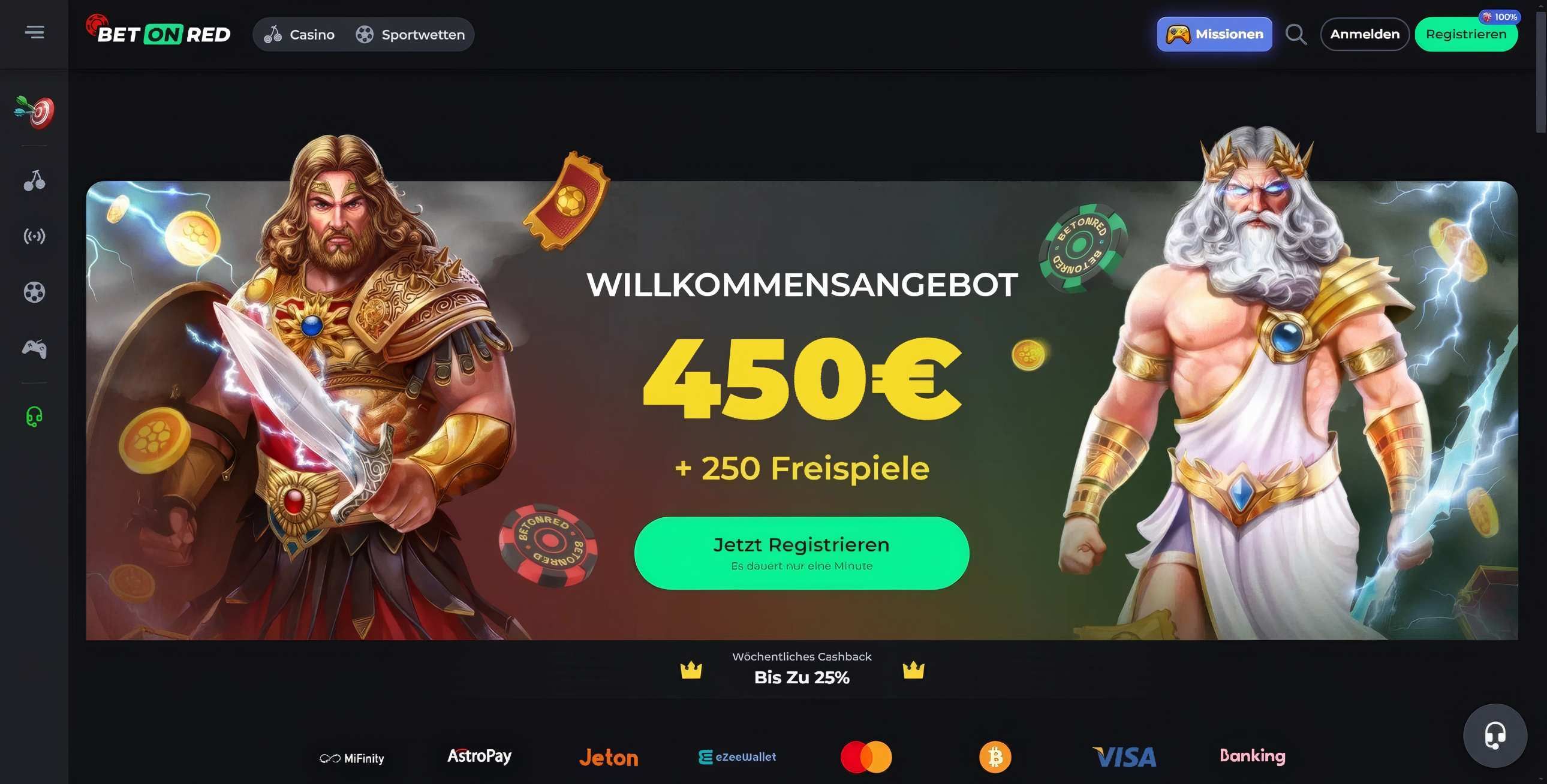 BetOnRed desktop screenshot 1