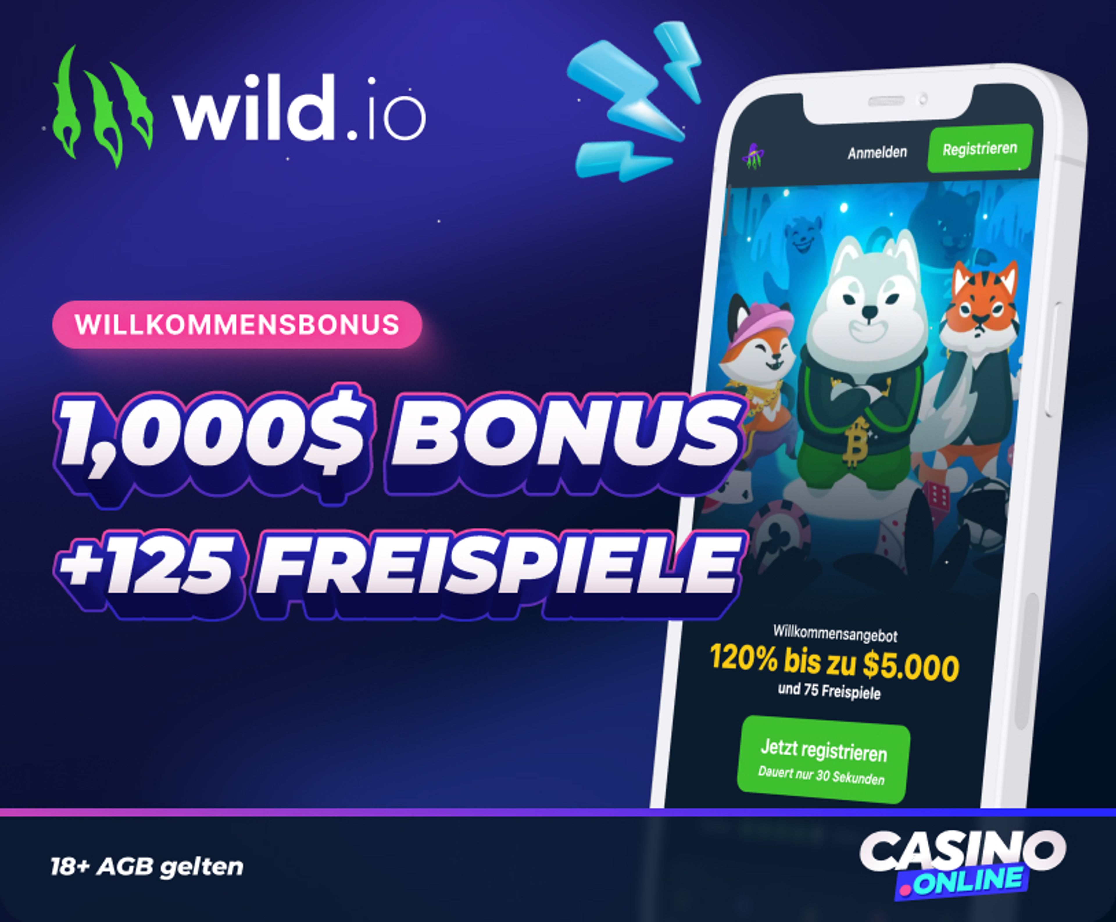 Wild.io Willkommensbonus