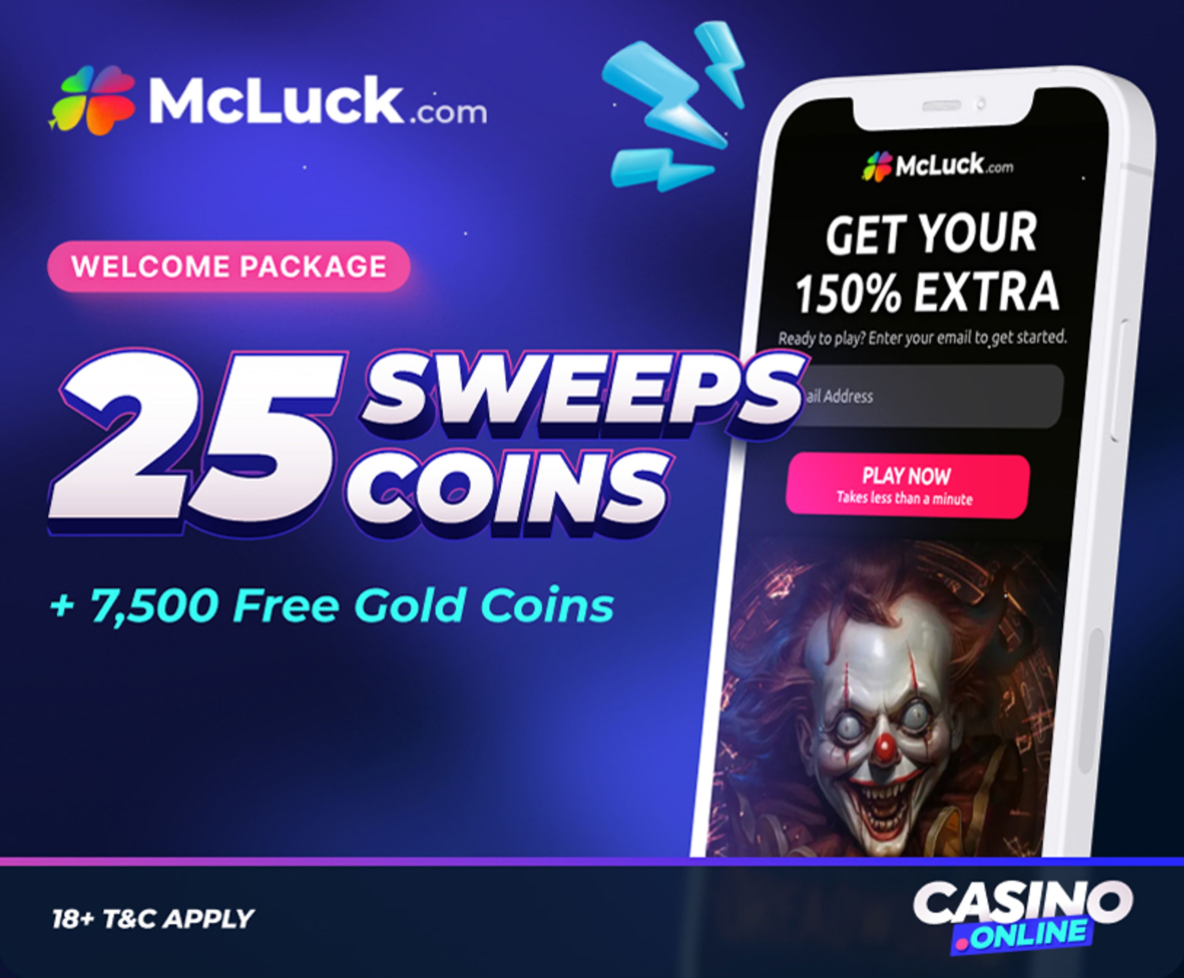 mcluck welcome offer