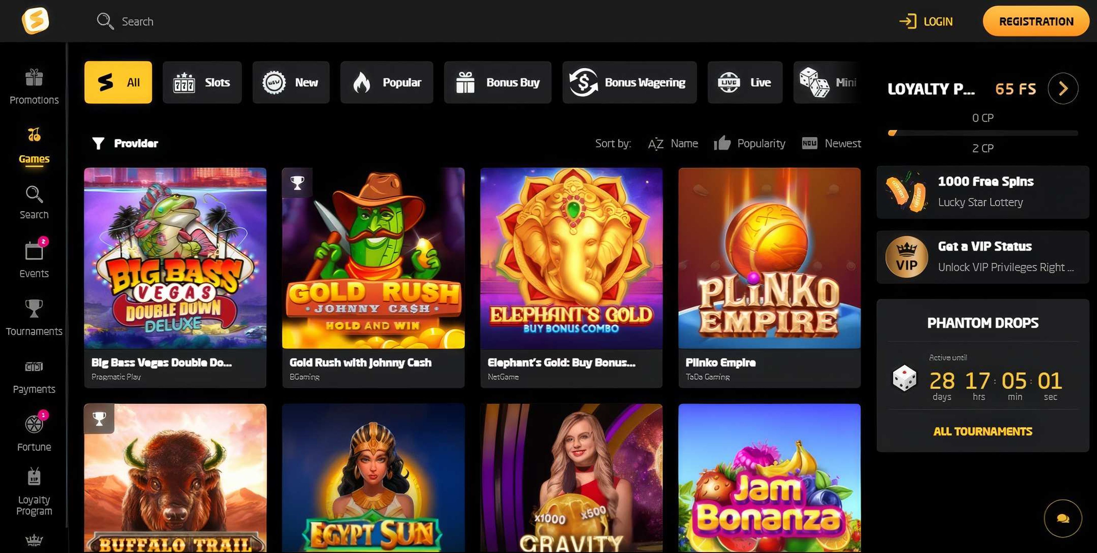 Stay Casino desktop screenshot 2