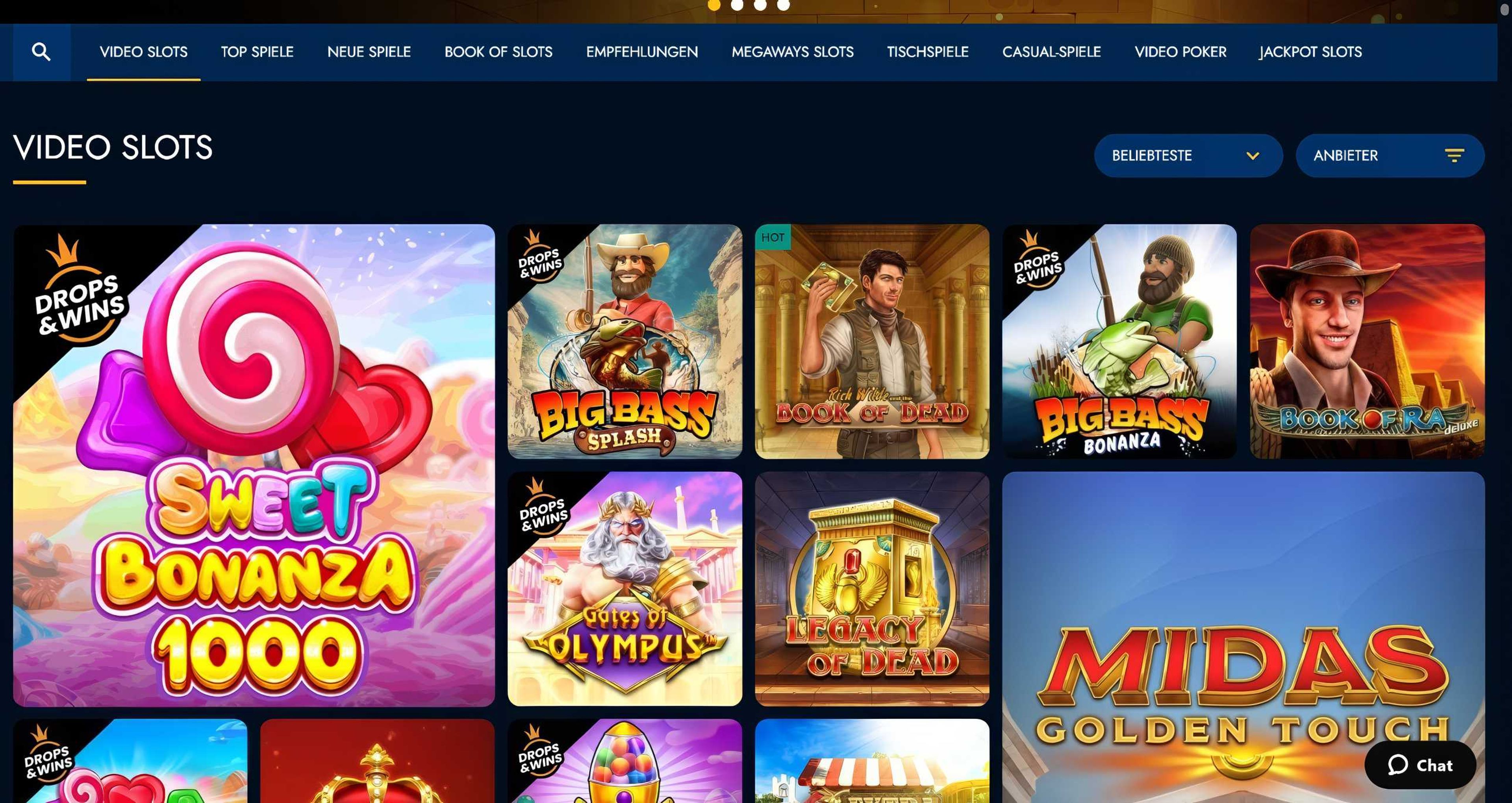 BookofCasino desktop screenshot 2