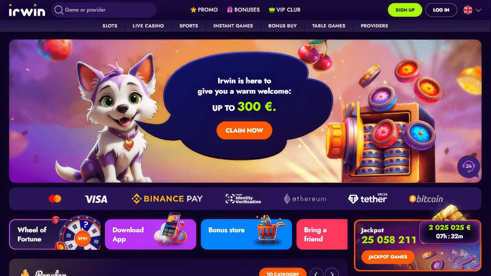 Irwin desktop screenshot 1