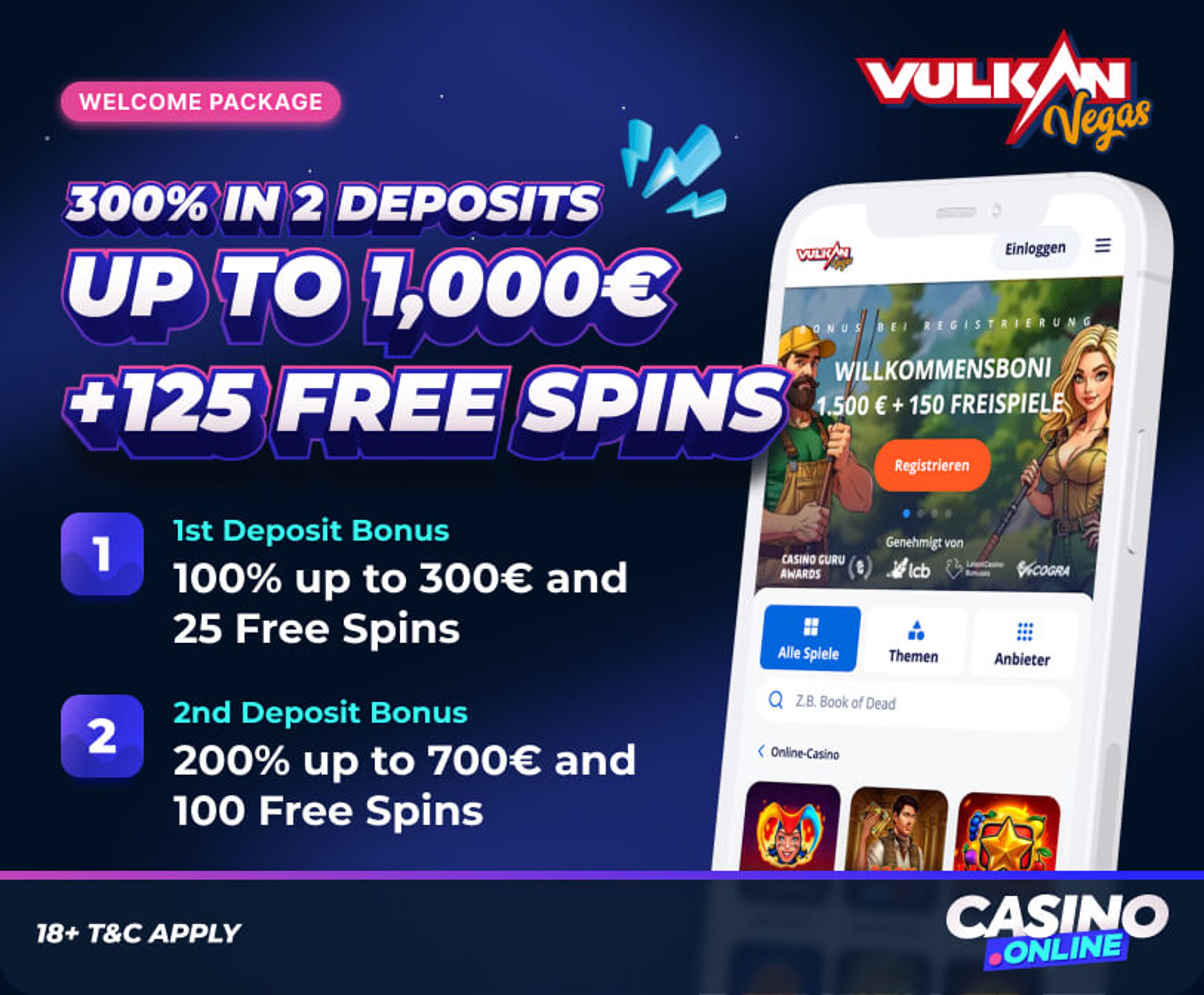 vulkanvegas welcome offer