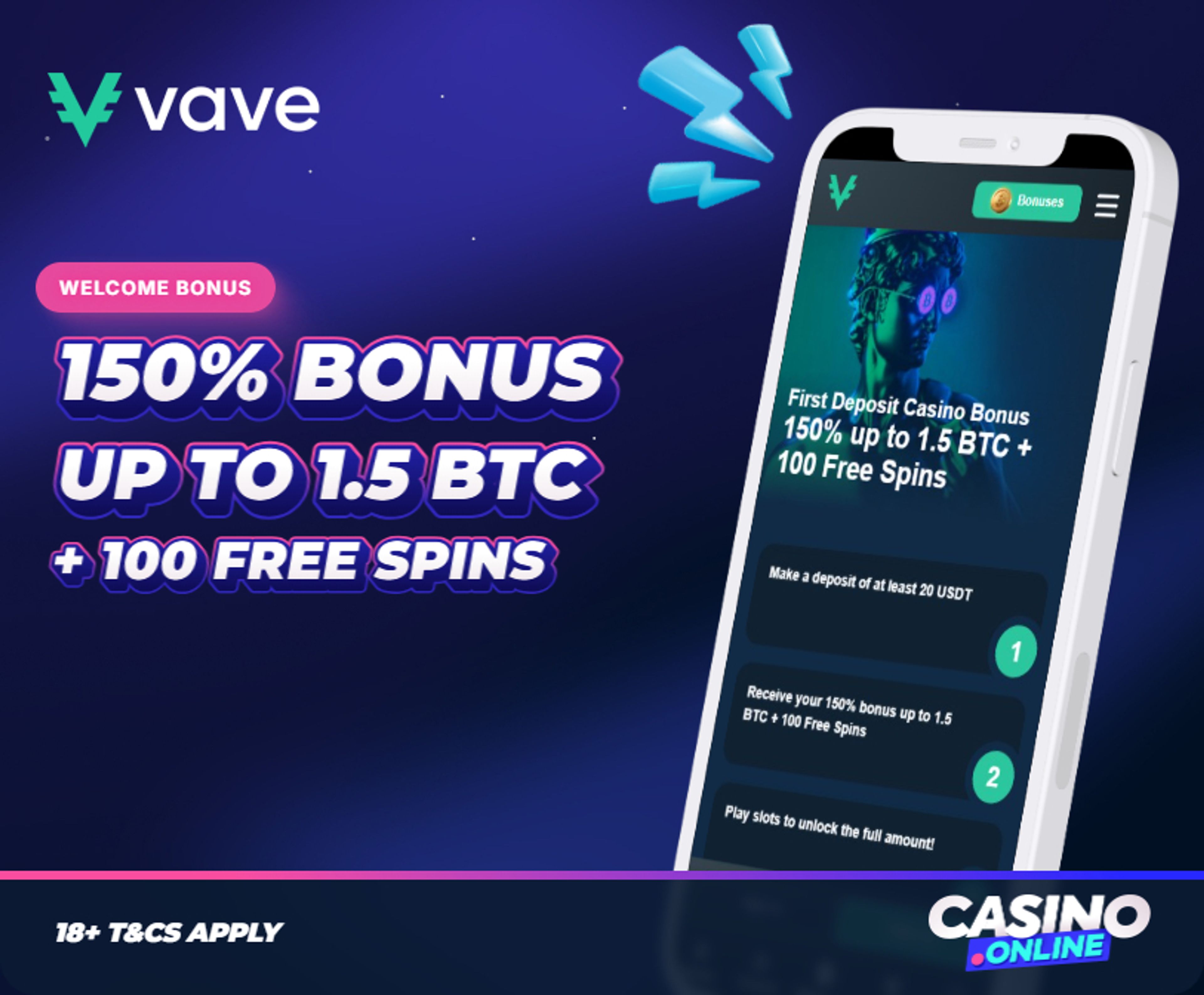Vave Casino Welcome Bonus