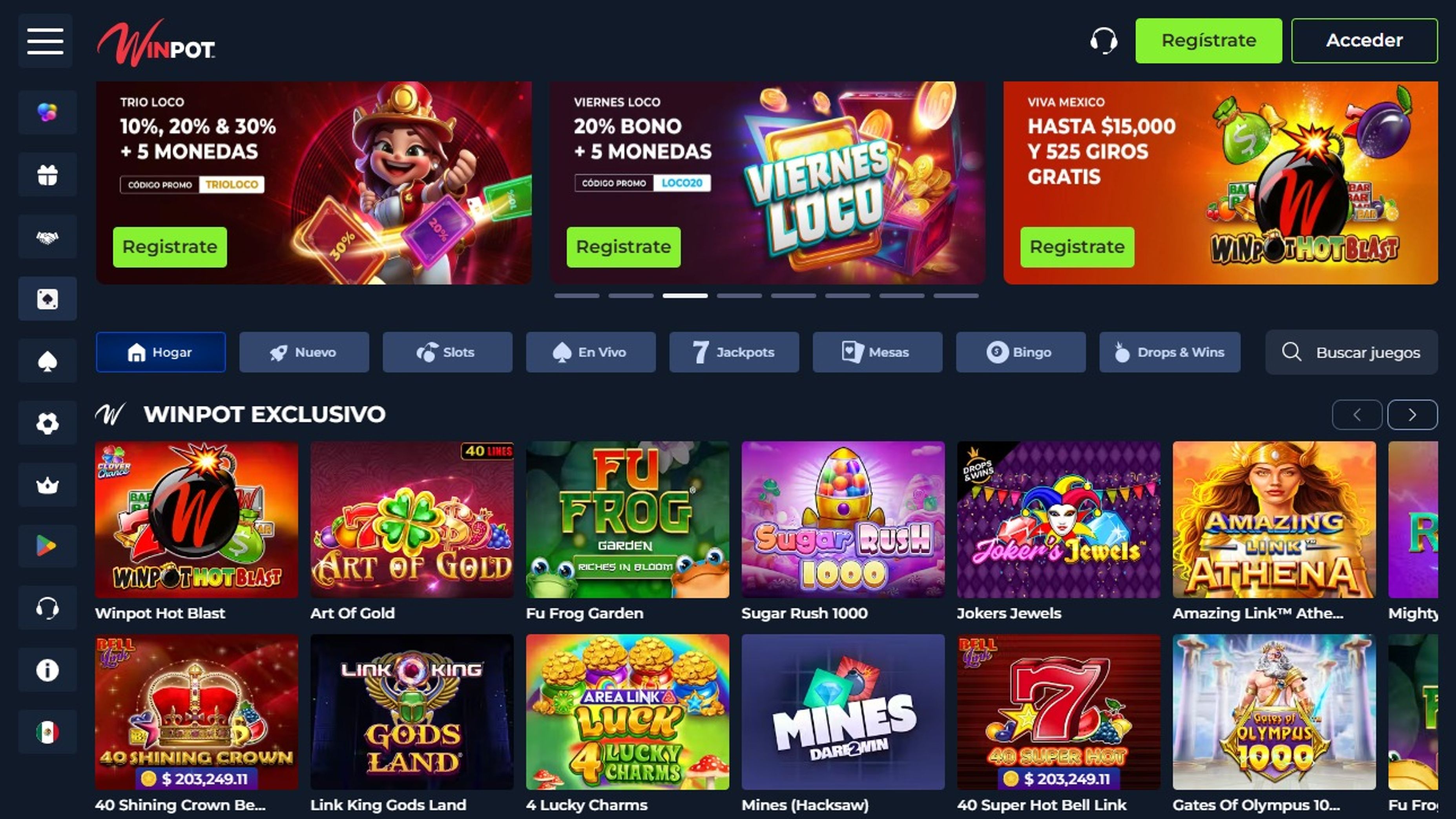 Winpot desktop screenshot 2