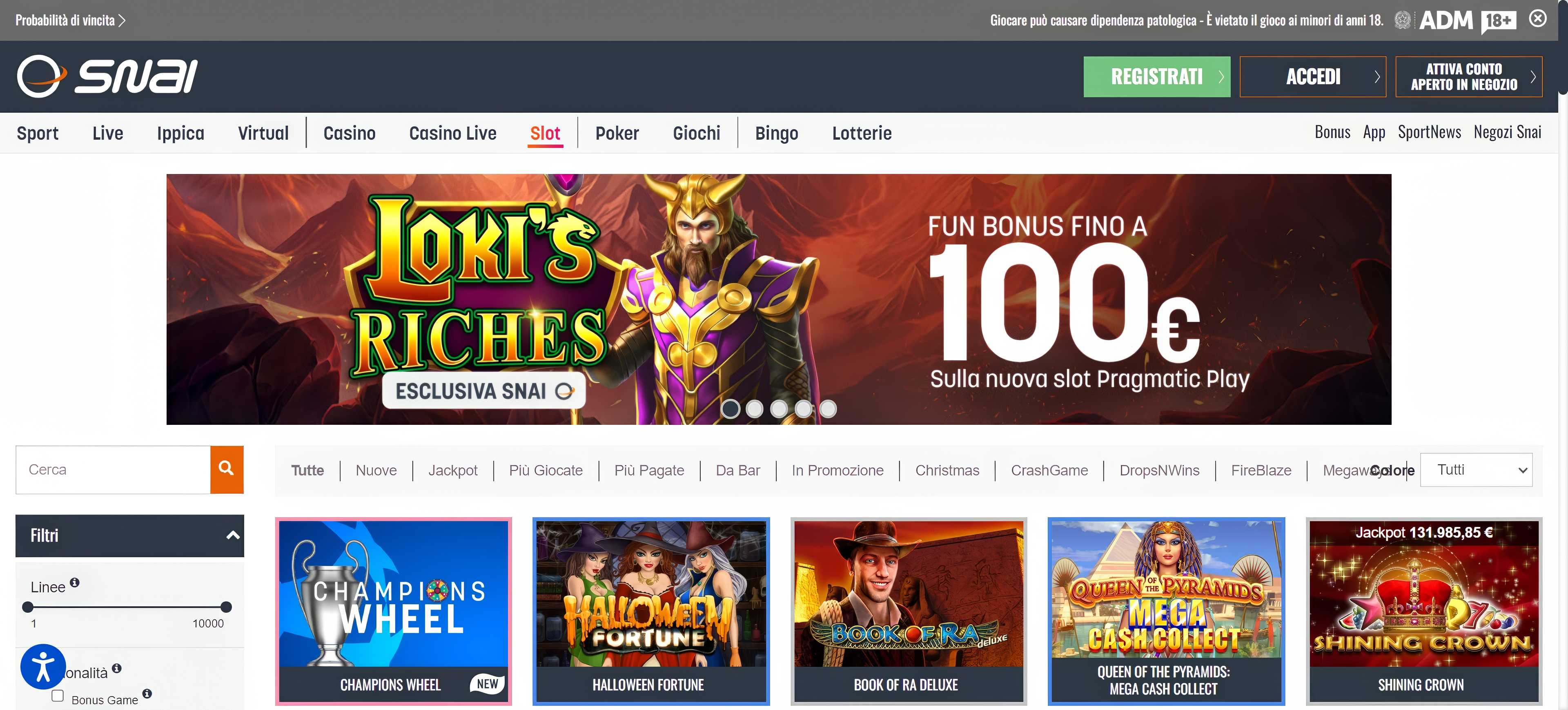 Snai desktop screenshot 1