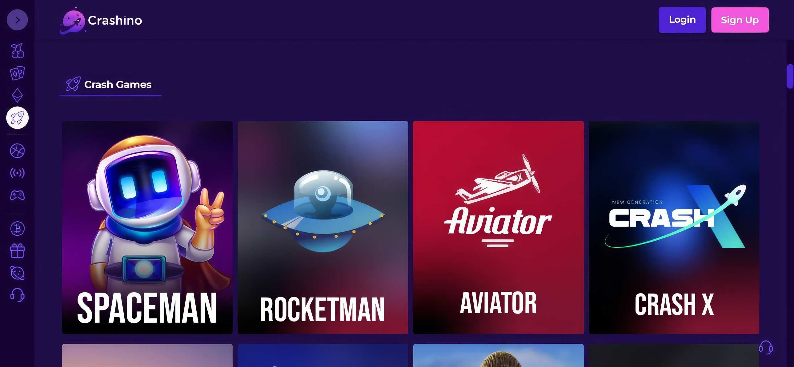 Crashino desktop screenshot 2