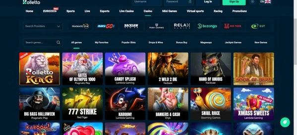 Rolletto Casino Slots