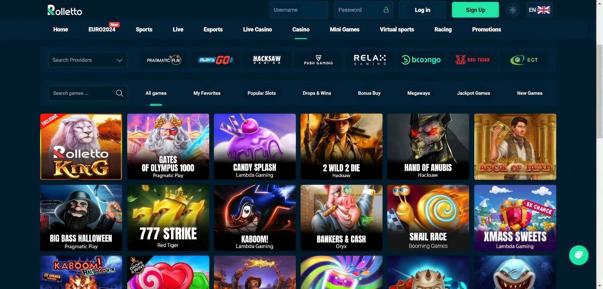 Rolletto desktop screenshot 2