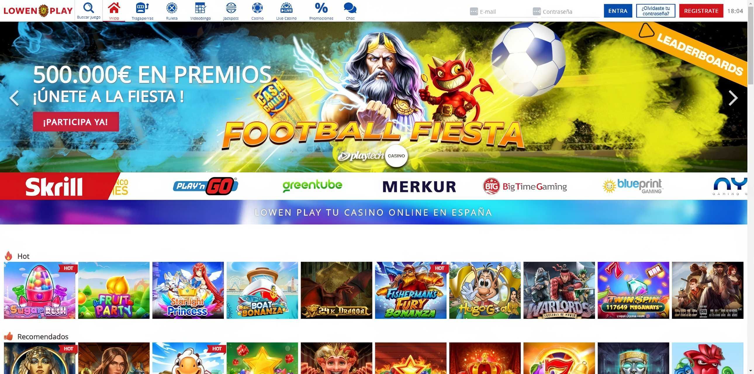 Loewen Play desktop screenshot 1