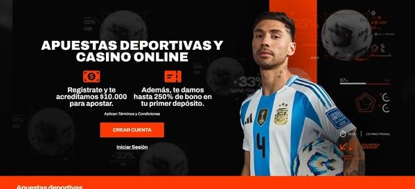 Página de inicio de Betwarrior