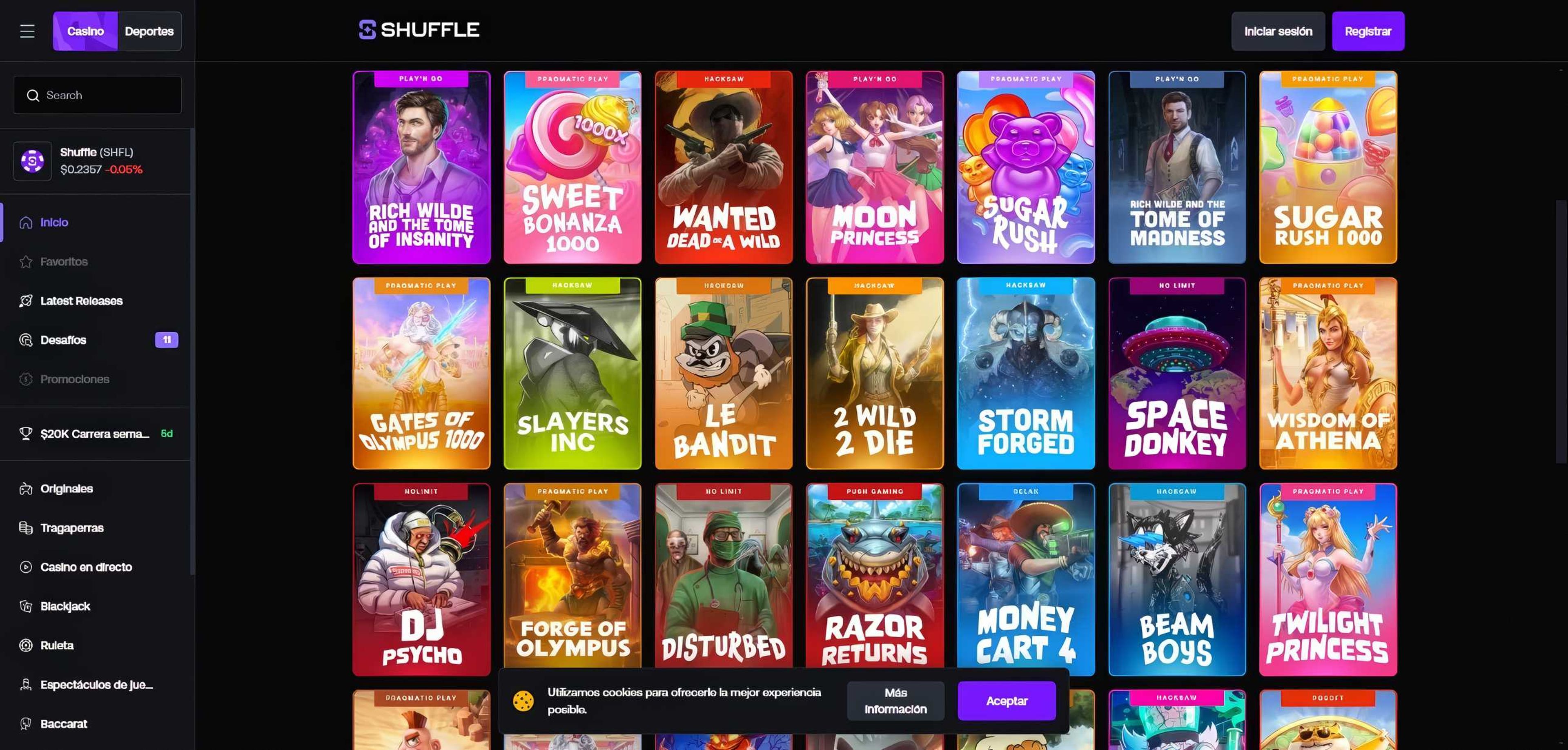 Shuffle desktop screenshot 2