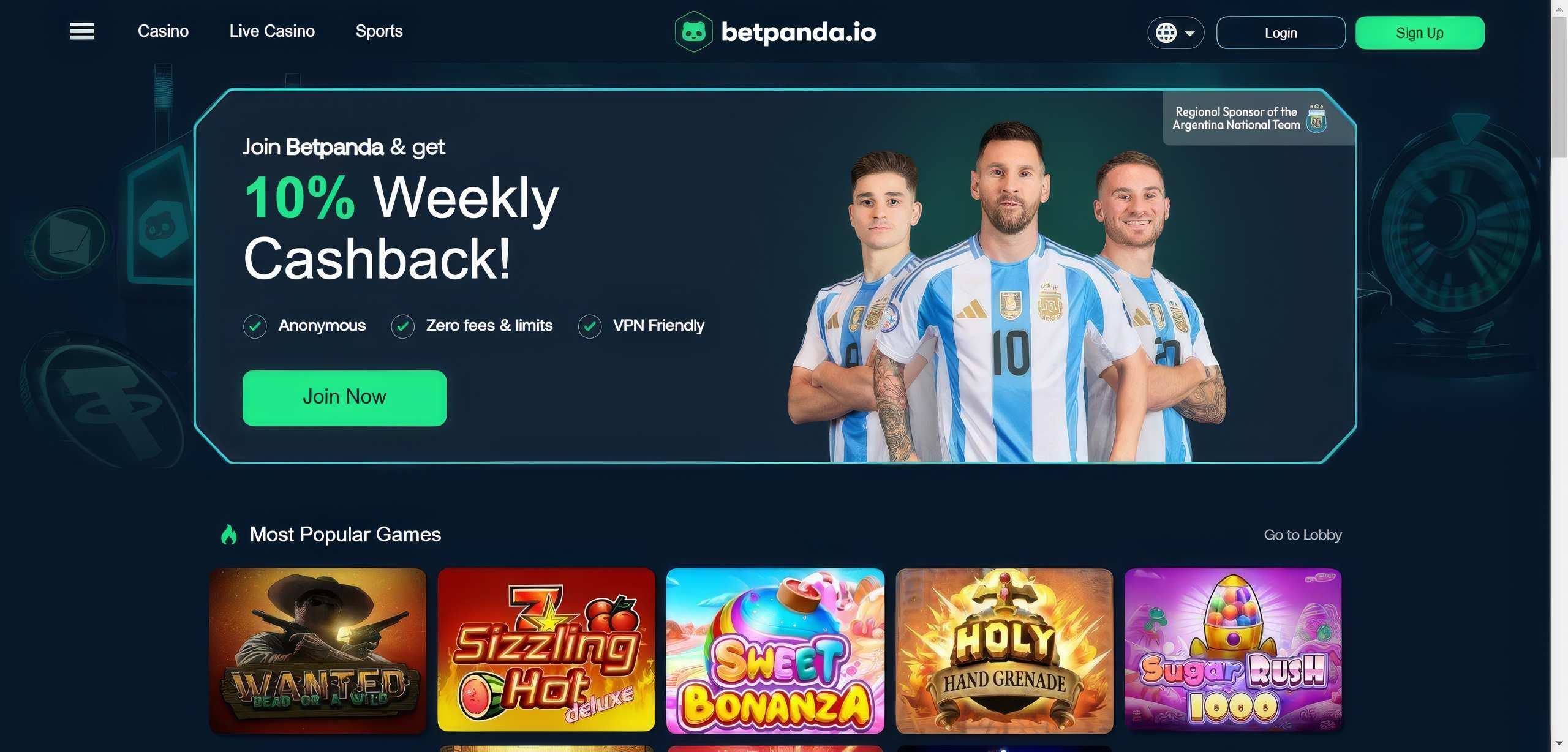 BetPanda desktop screenshot 1