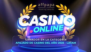 Casino.online gana el Affiliate of the Year 2025 LATAM
