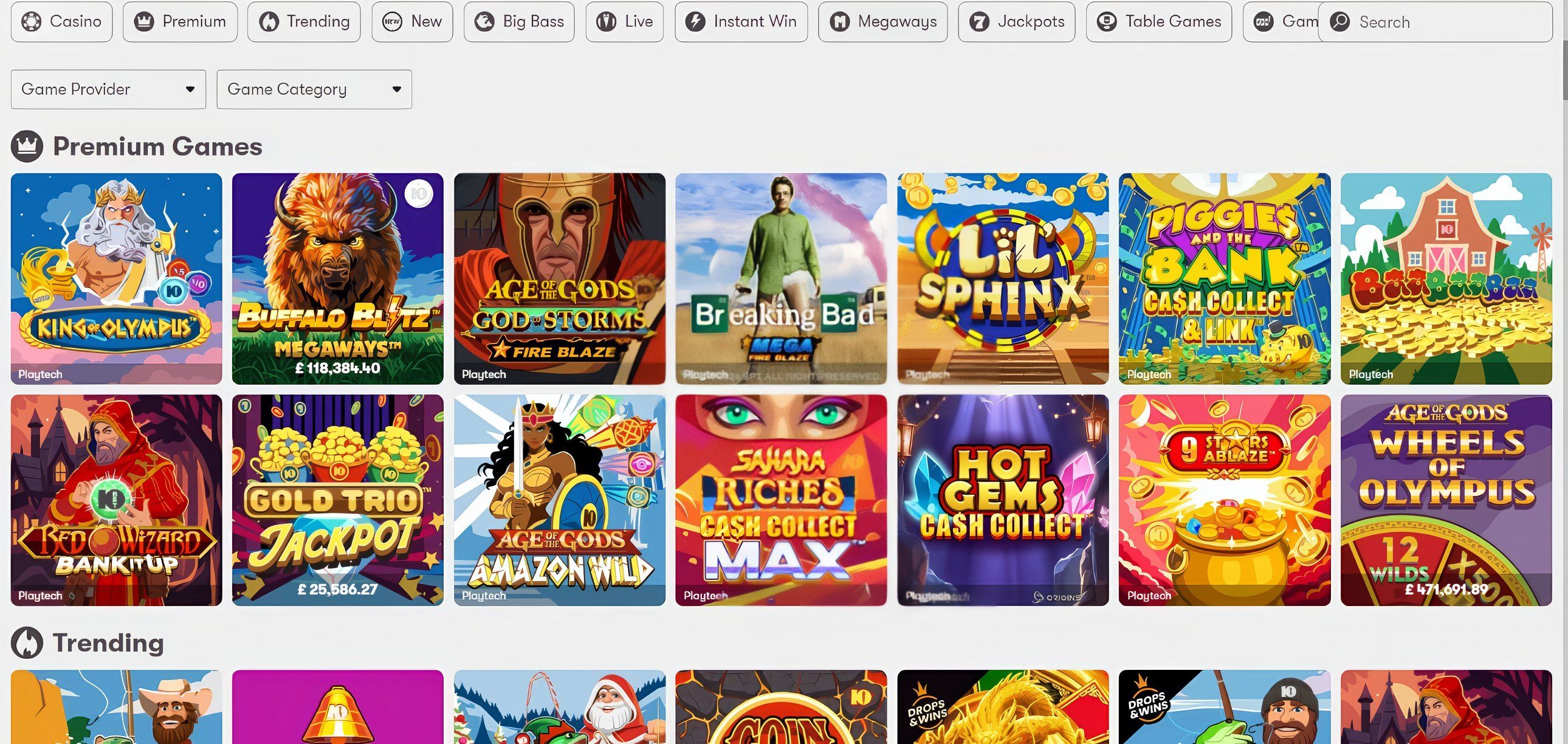 10Bet desktop screenshot 2