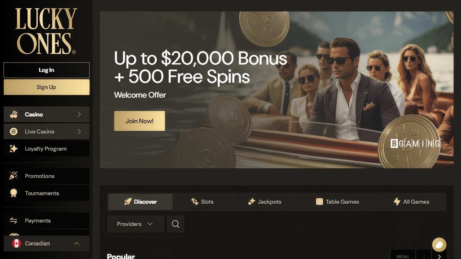 Lucky Ones desktop screenshot 1