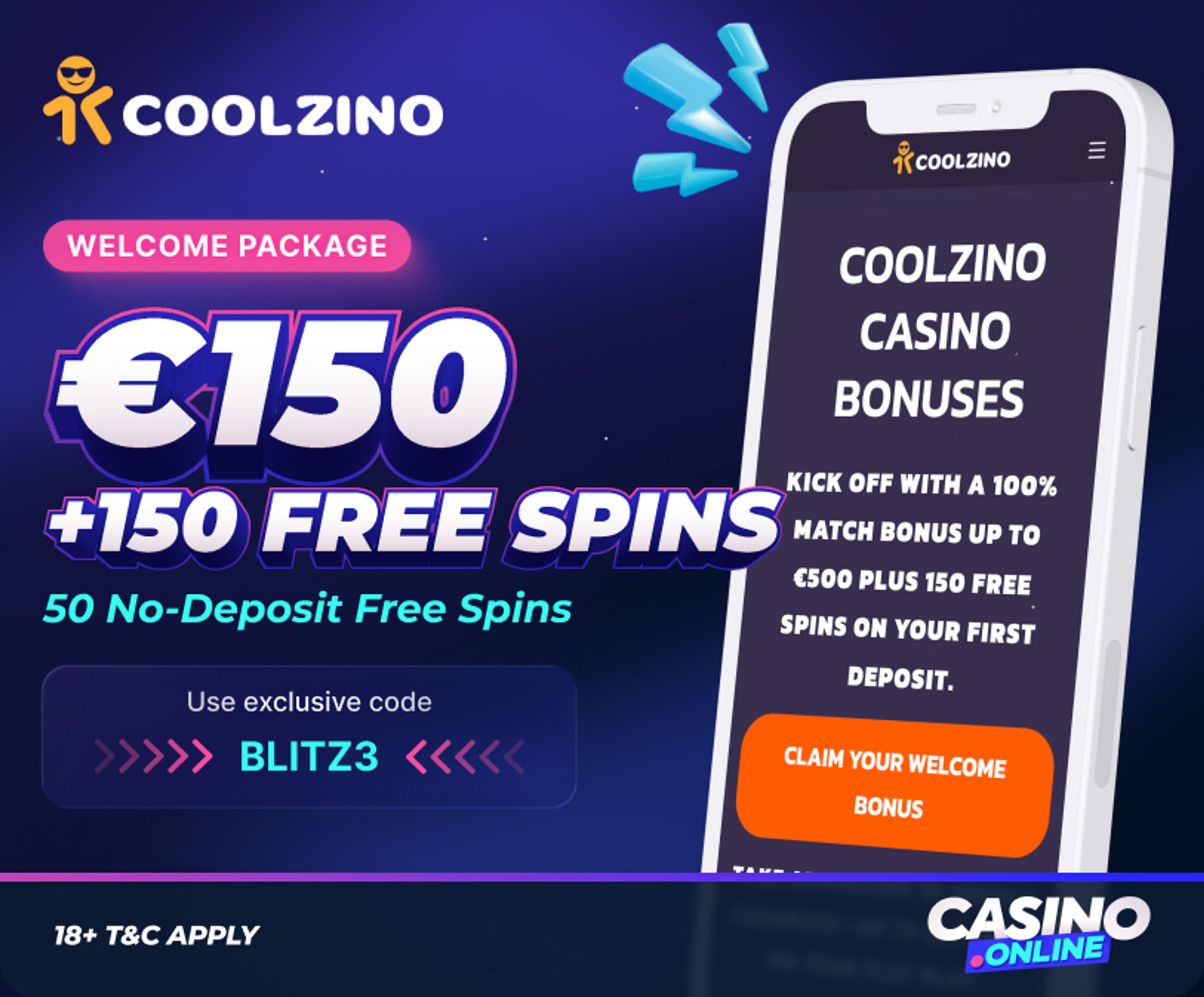 Coolzino Casino Welcome Bonus