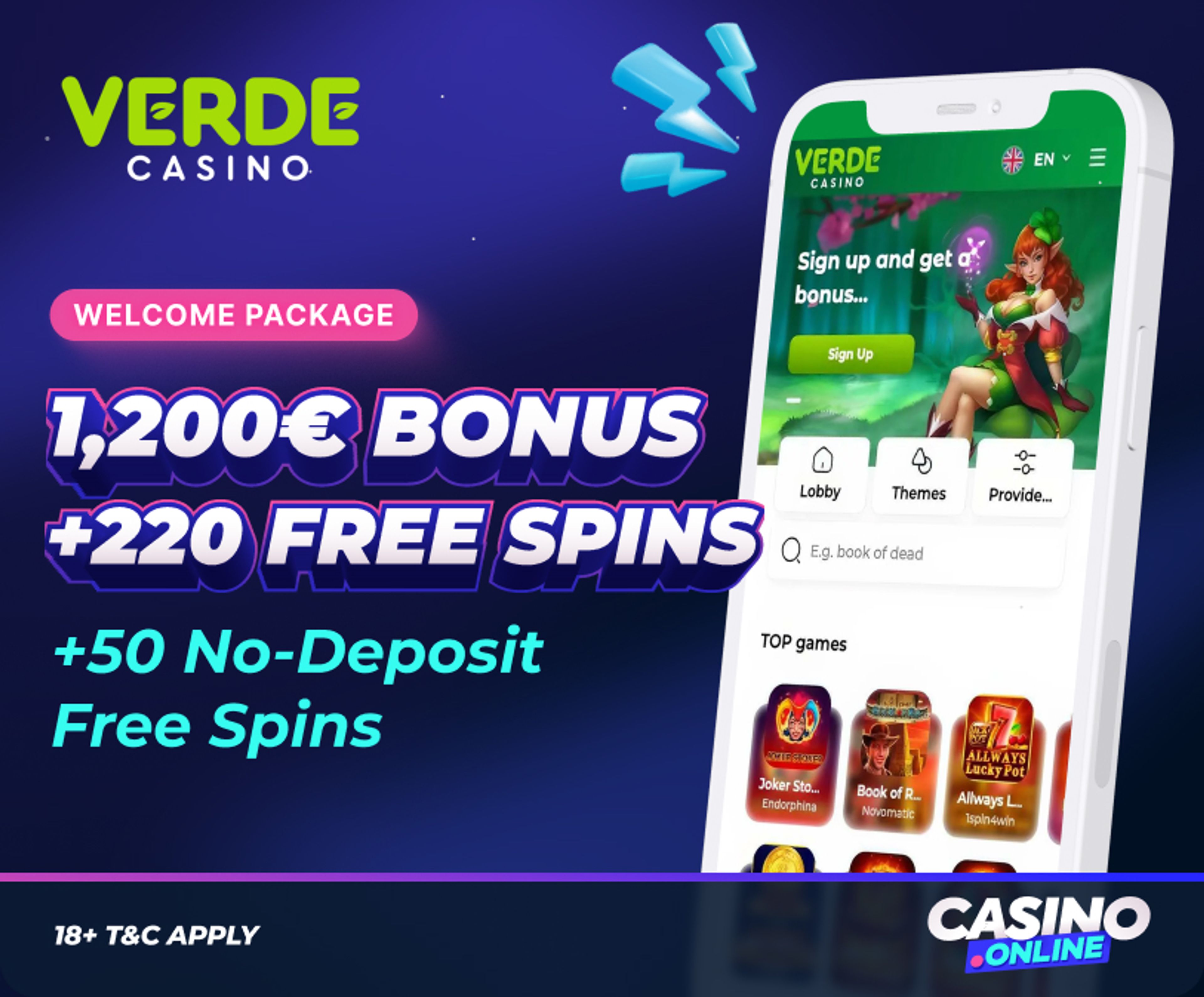 verde casino welcome offer