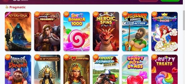 Infinity Slots Desktop