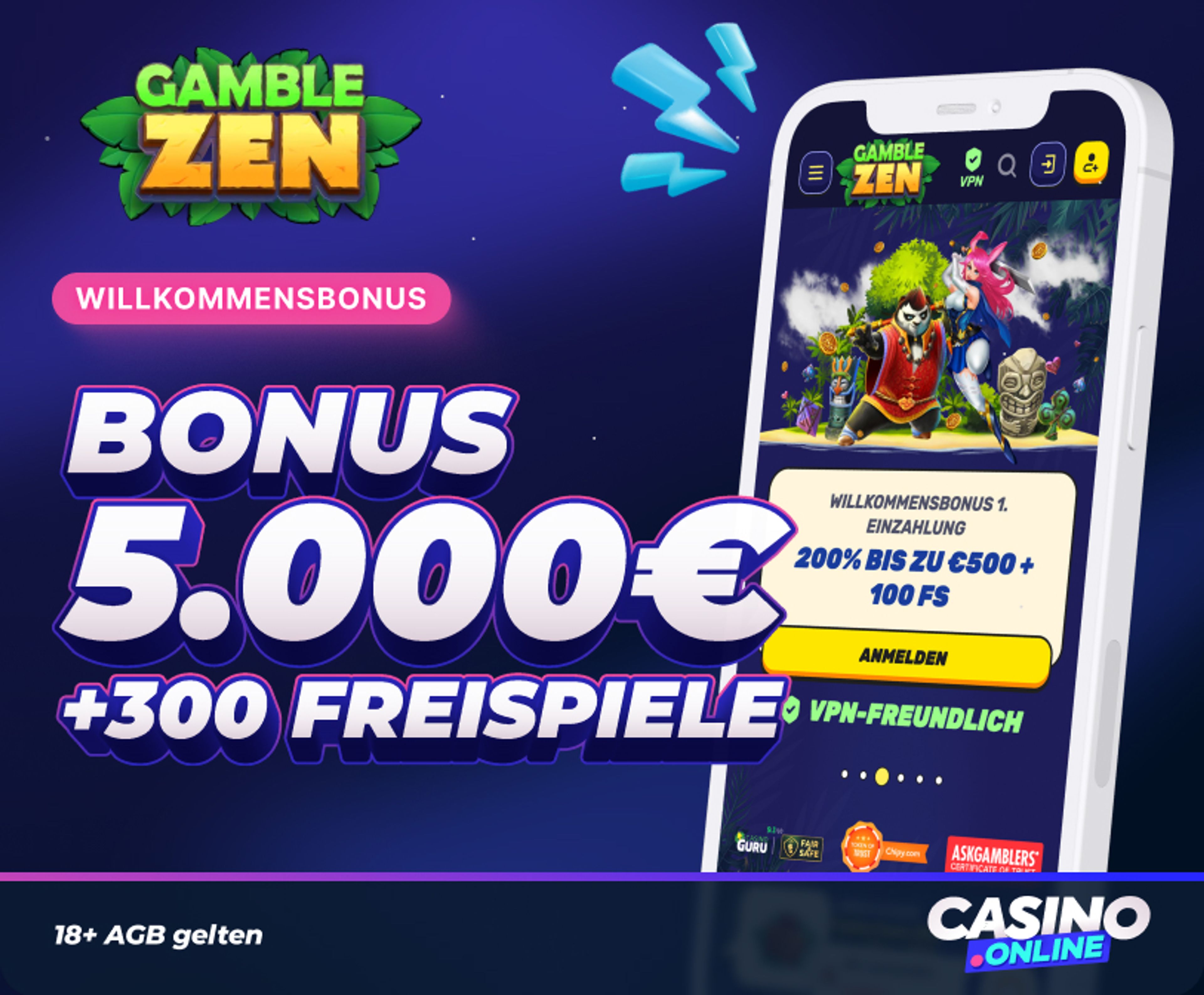 GambeZen Casino Willkommensbonus