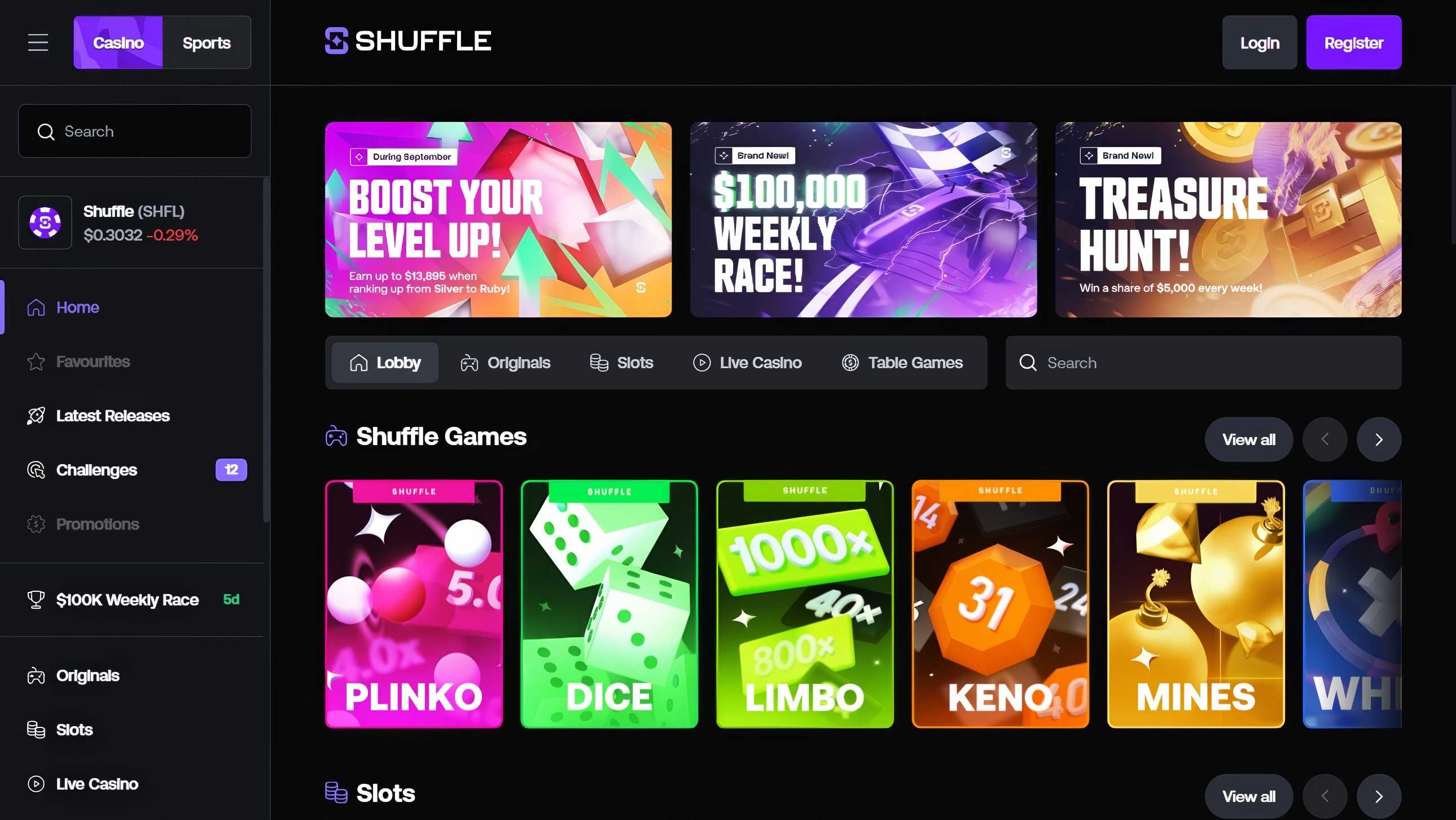 Shuffle desktop screenshot 1