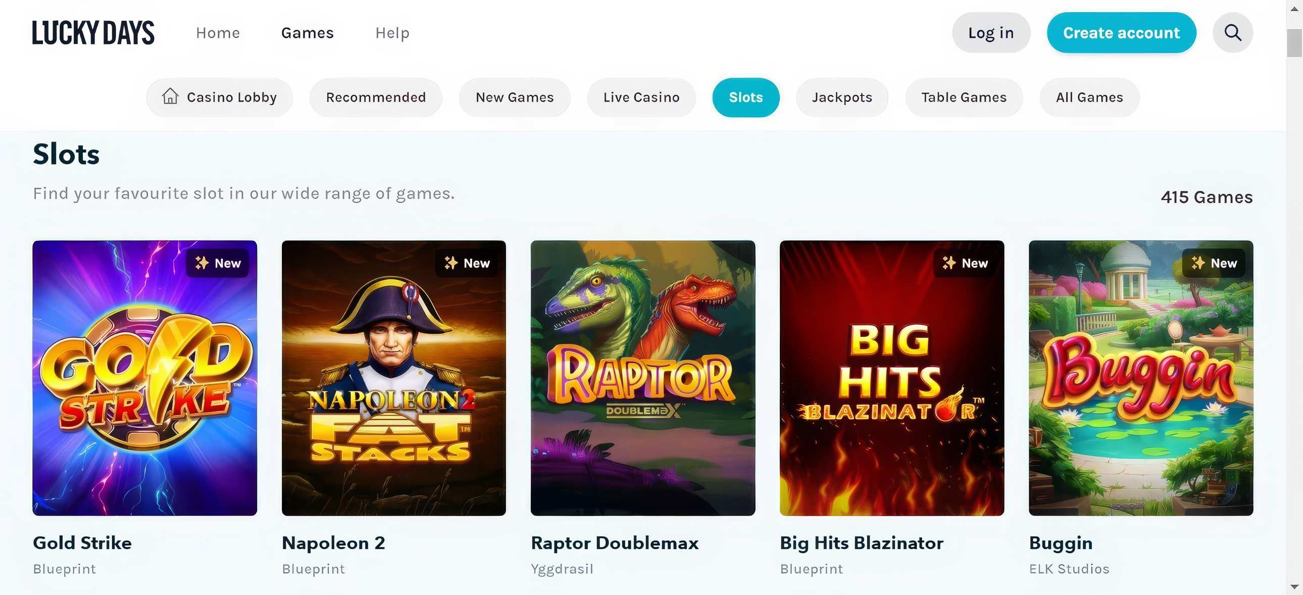 LuckyDays desktop screenshot 2