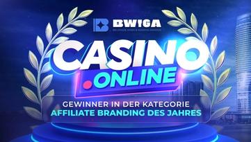 Casino.online gewinnt Affiliate Branding Award 2026