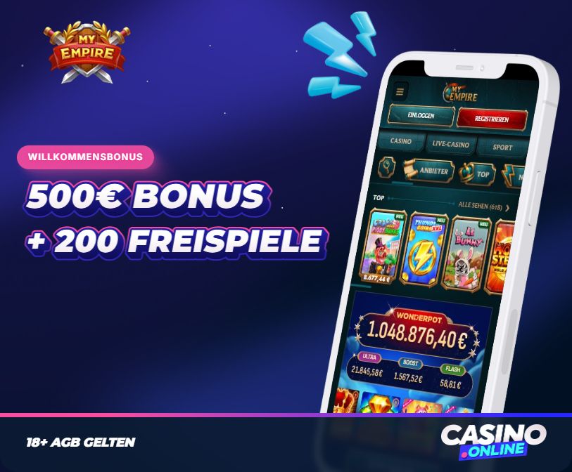 MyEmpire Casino Willkommensbonus