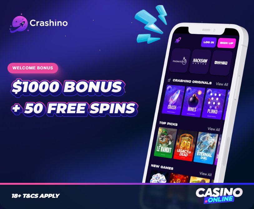 Crashino Casino Welcome Bonus