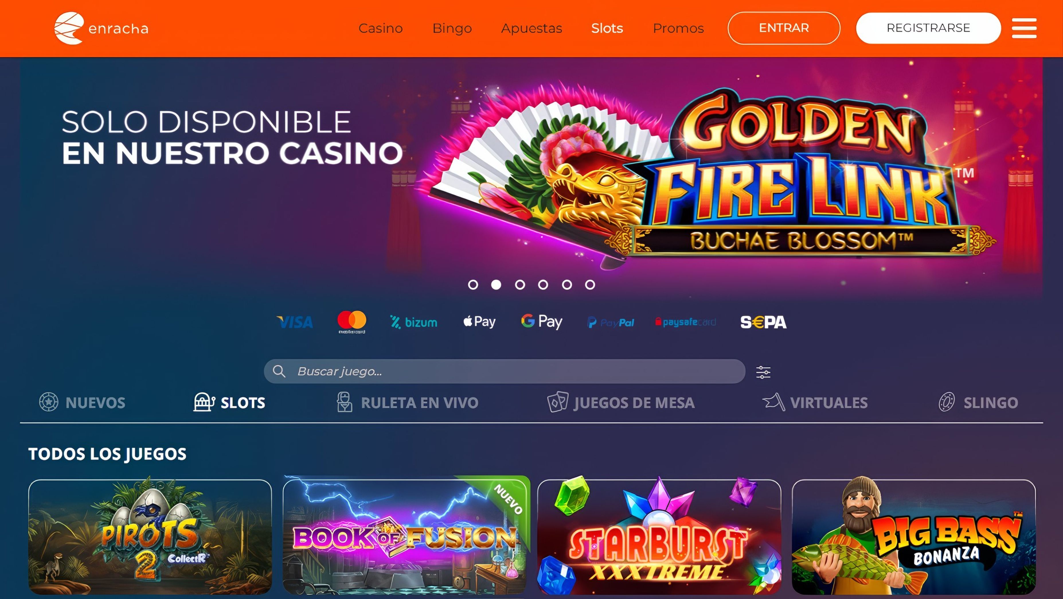 Enracha desktop screenshot 2