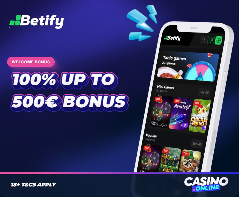 Betify Casino Welcome Bonus