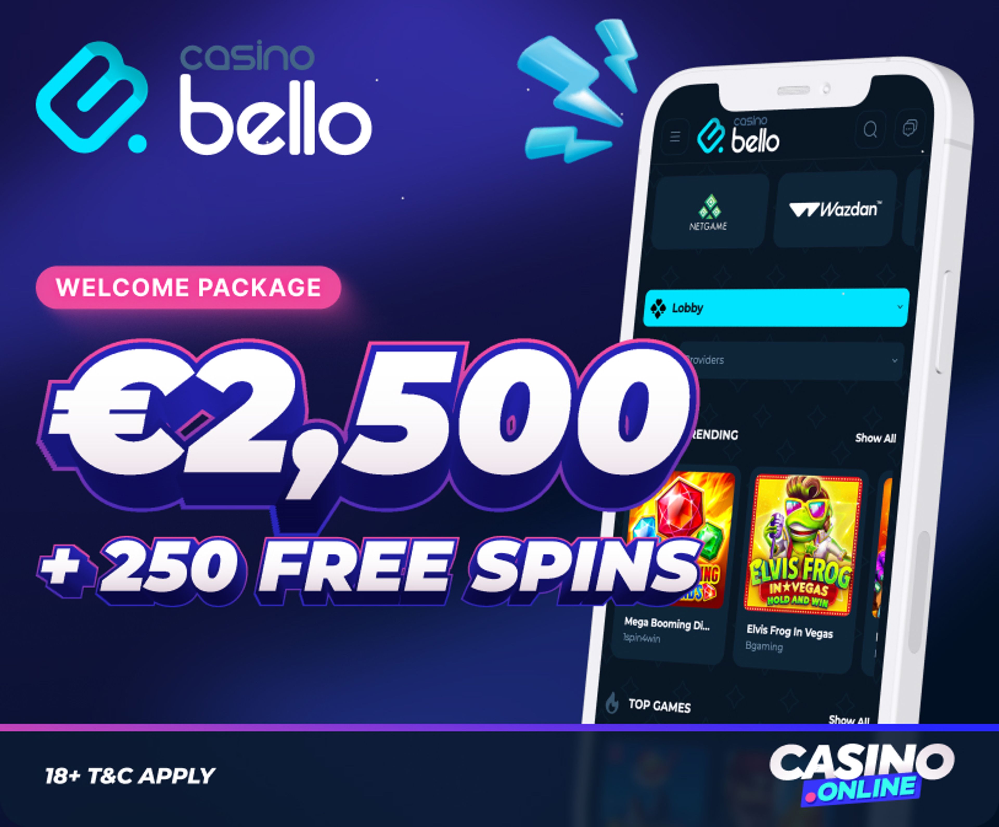 Casinobello Welcome Bonus