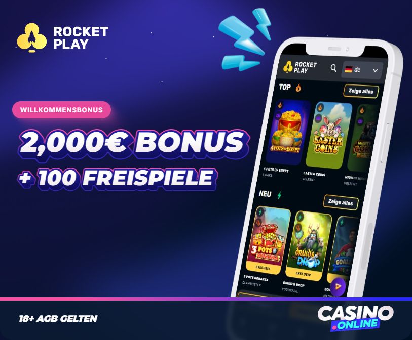 Rocketplay Neukundenbonus
