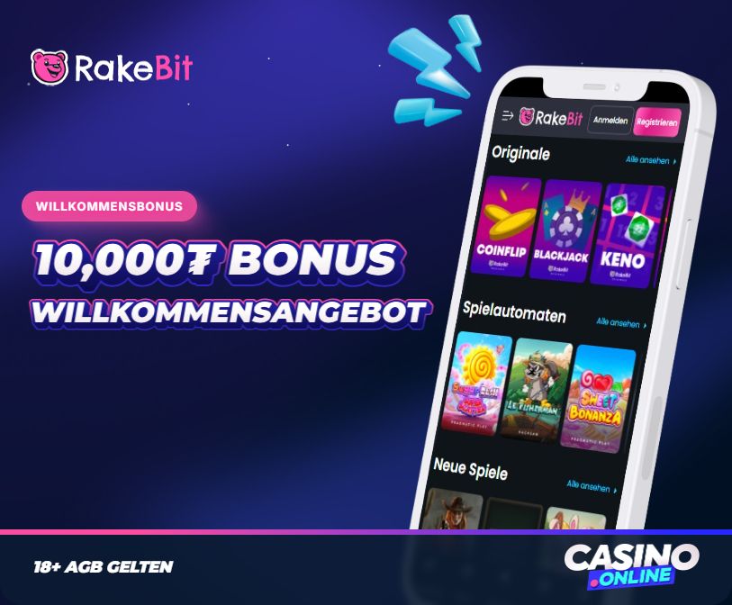 RakeBit Casino Willkommensbonus