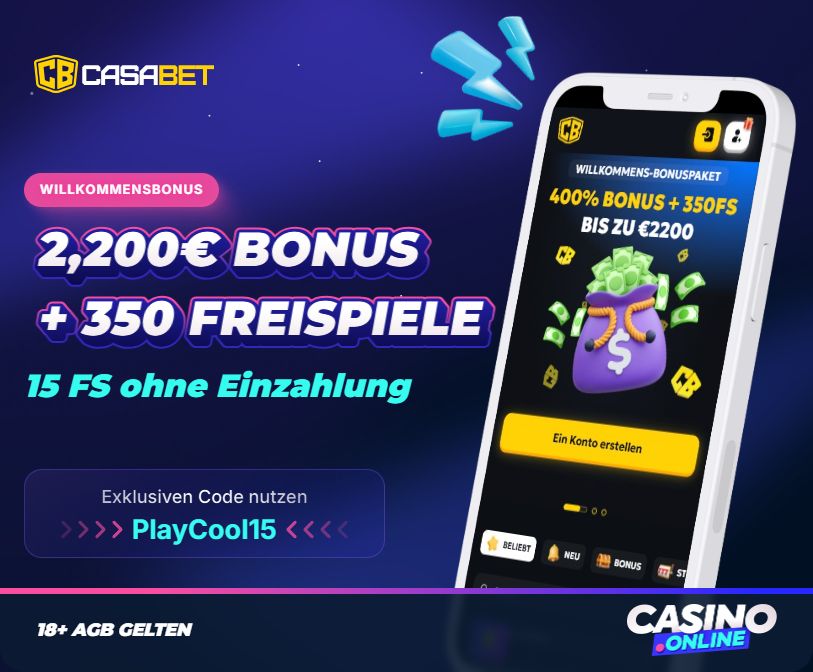 Casabet Casino Willkommensbonus